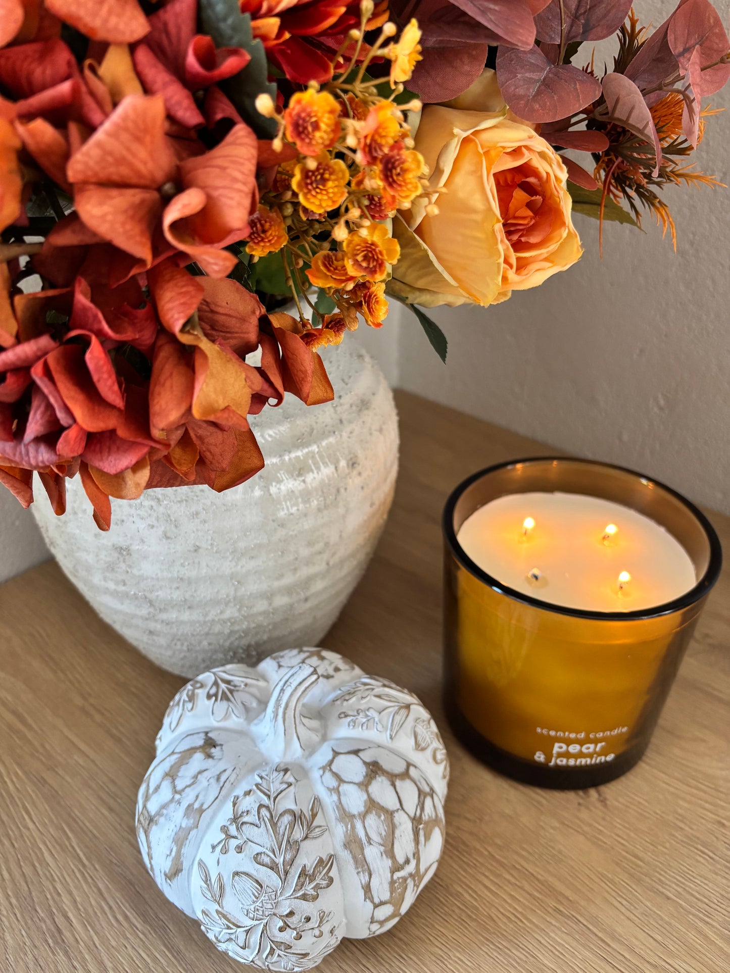 Burnt Orange Faux Bouquet