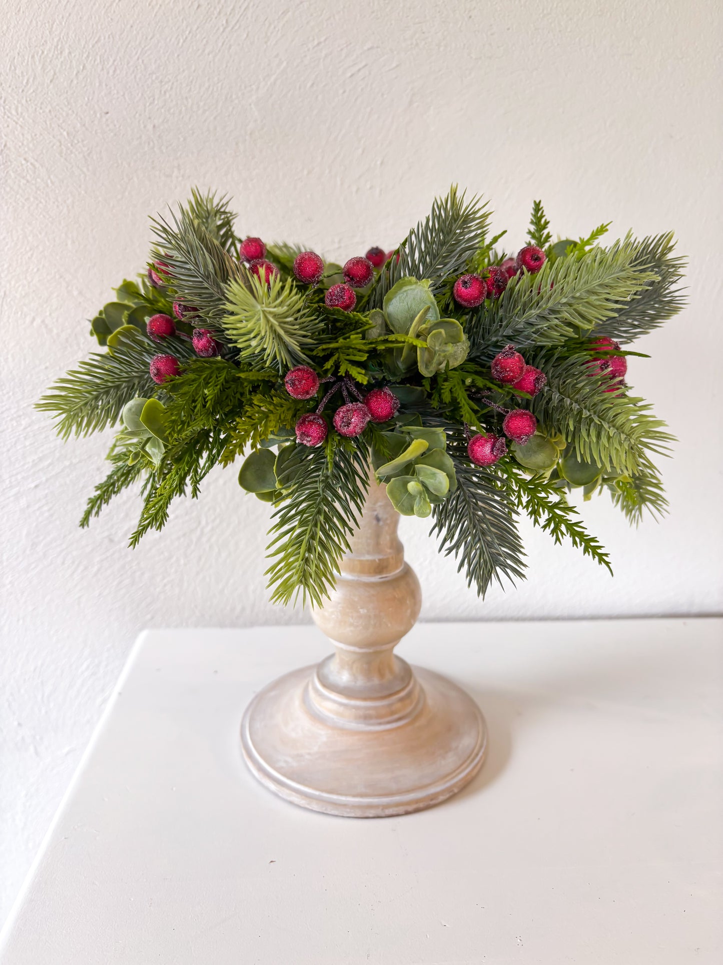 Christmas Candle Centrepiece