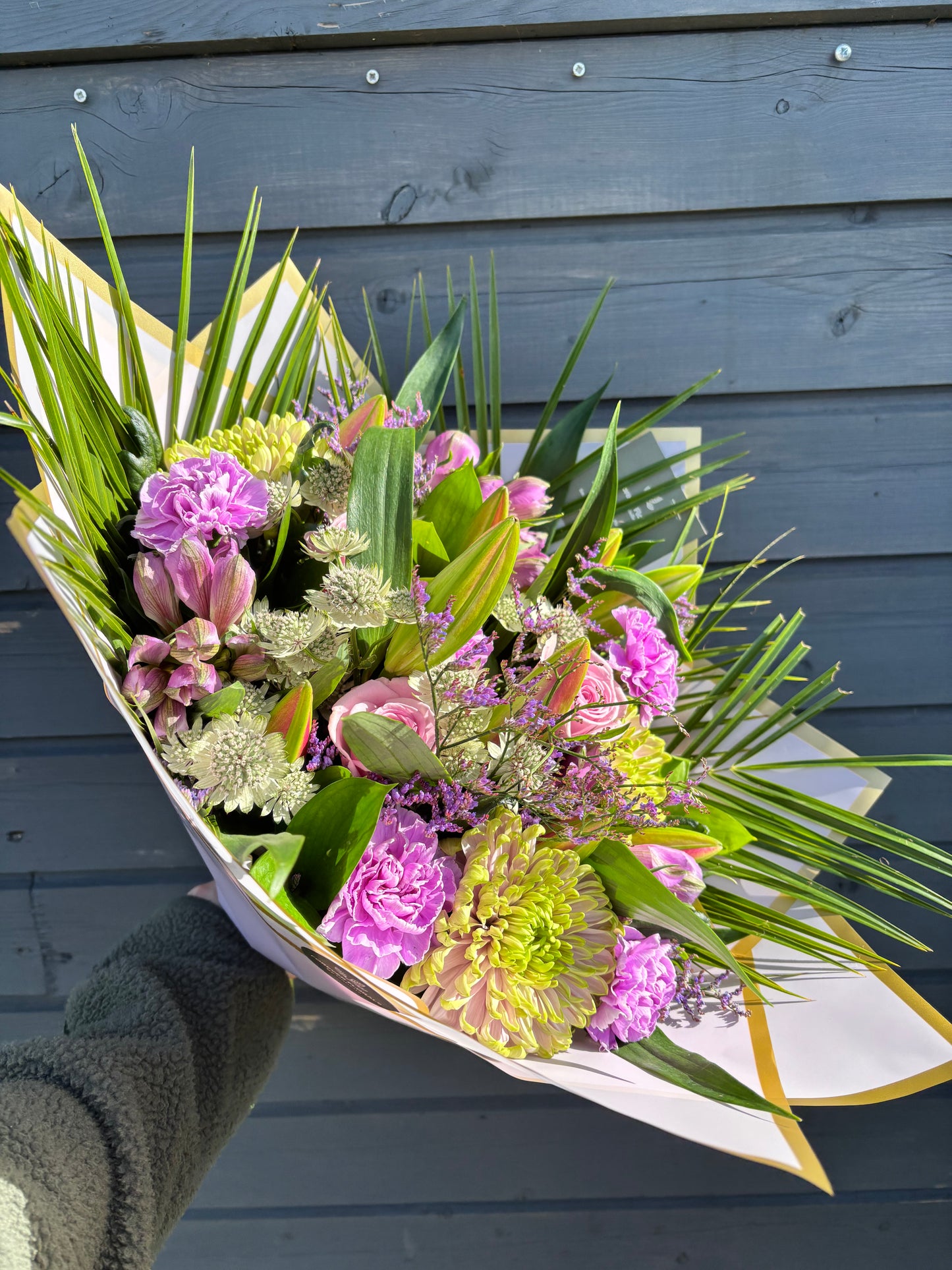 Lilac Lilies Bouquet