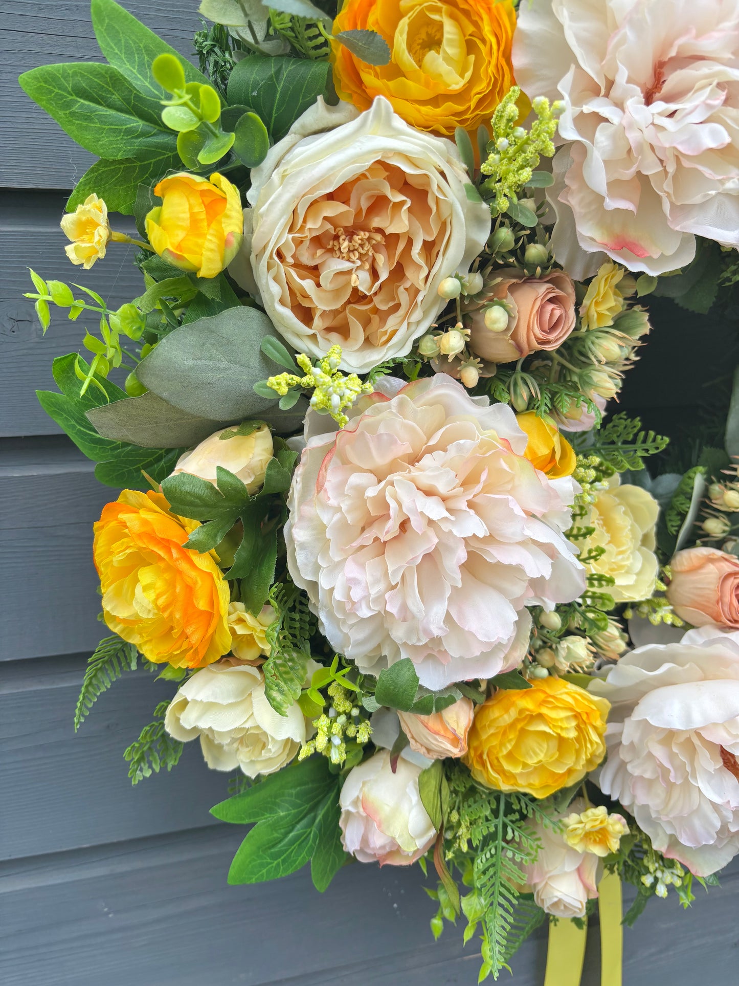 Yellow Summer Wreath