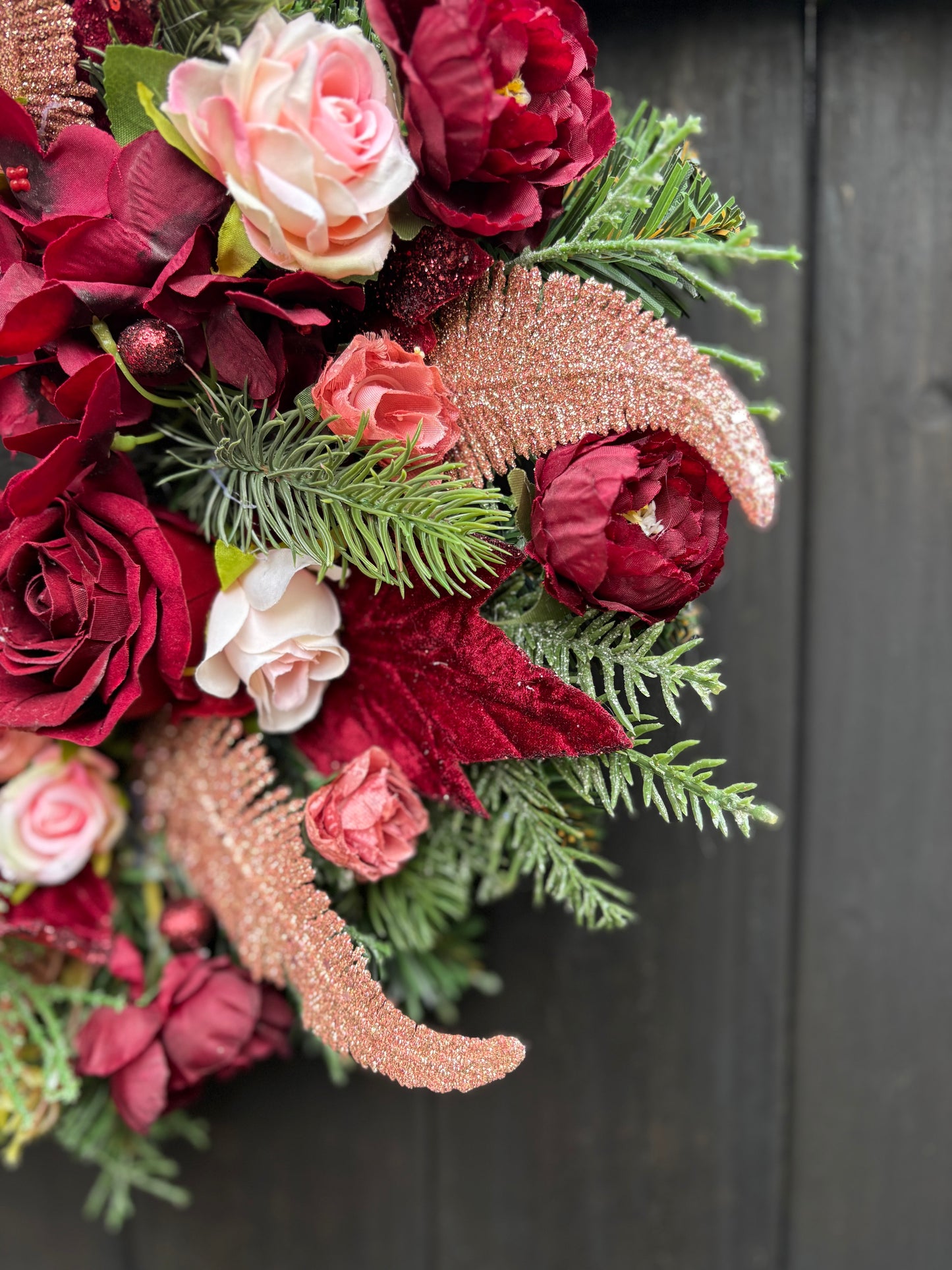 Rosegold Christmas Wreath
