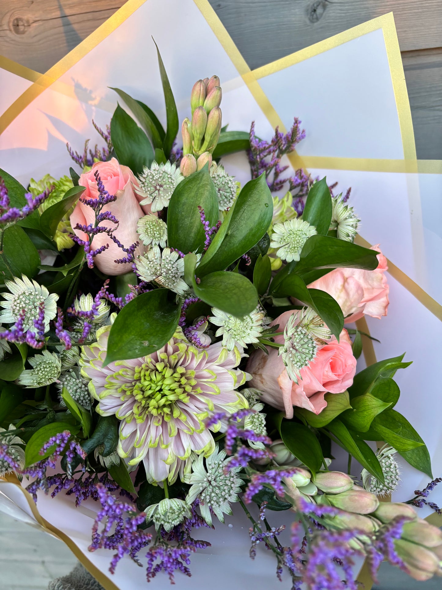 Pink & Green Bouquet