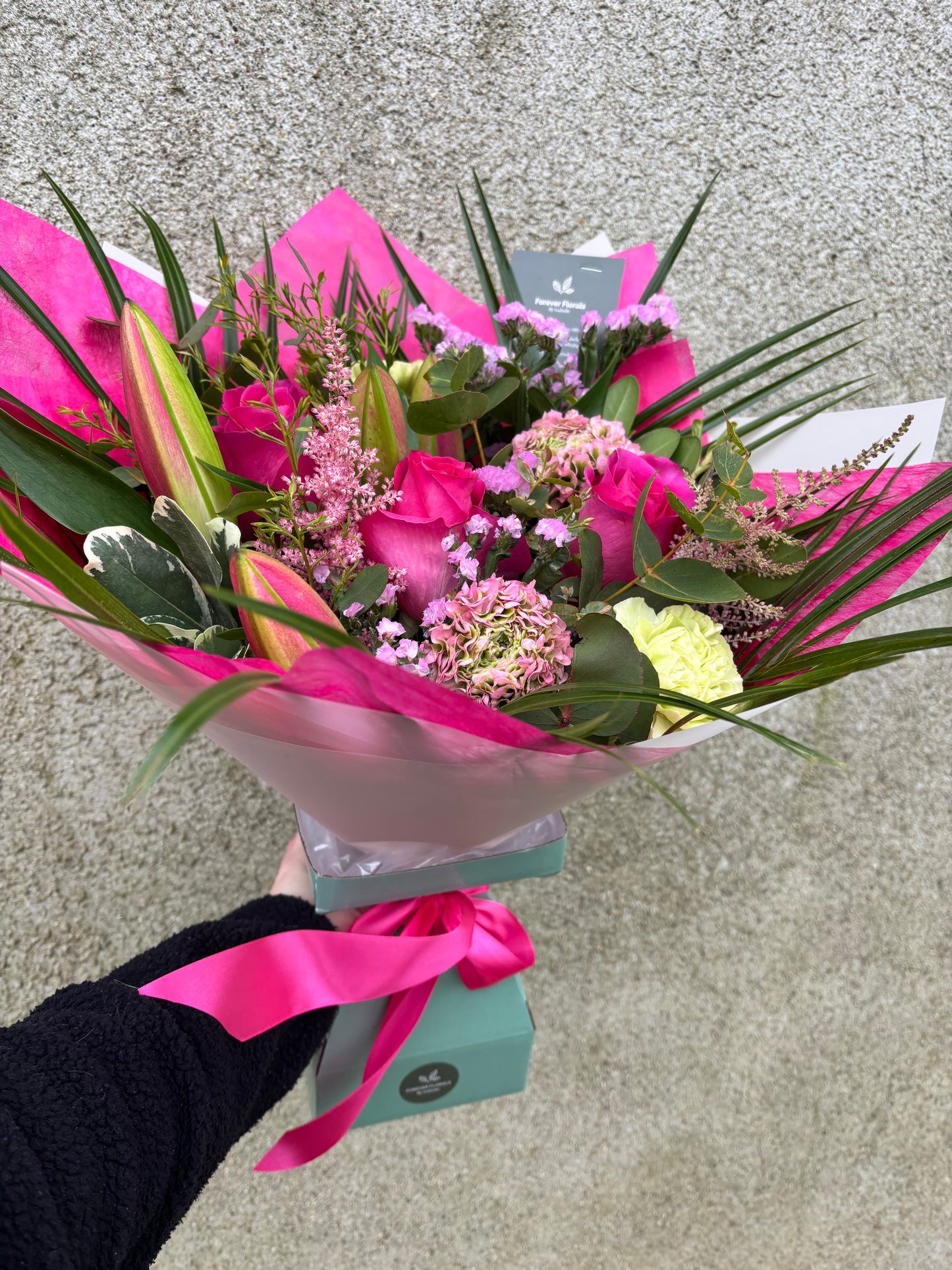 Pink & Green Bouquet