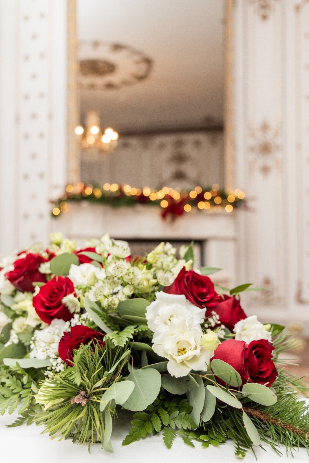 Christmas Wedding Flower Spray