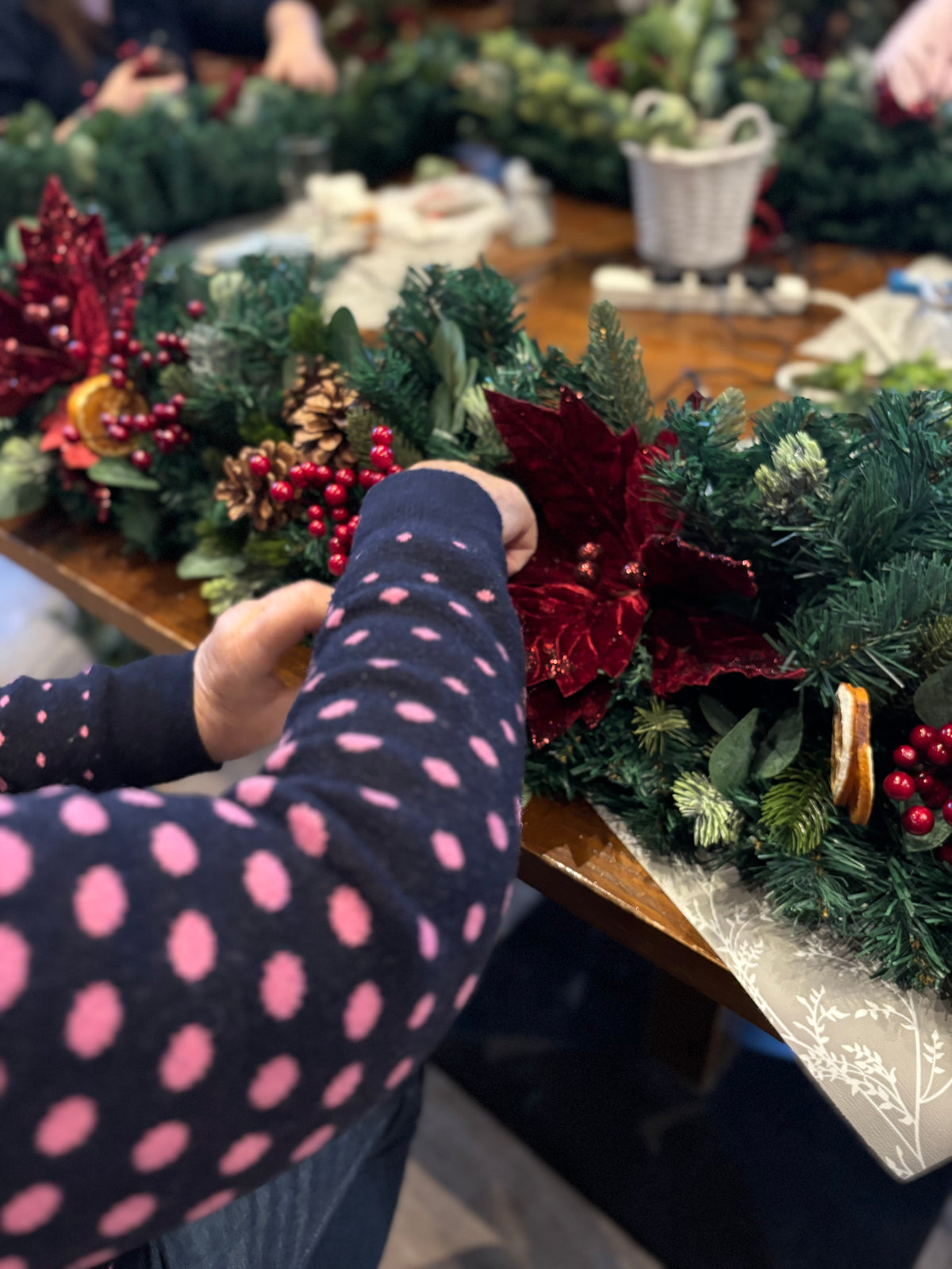 Artificial Christmas Garland Workshop - SATURDAY 28th November