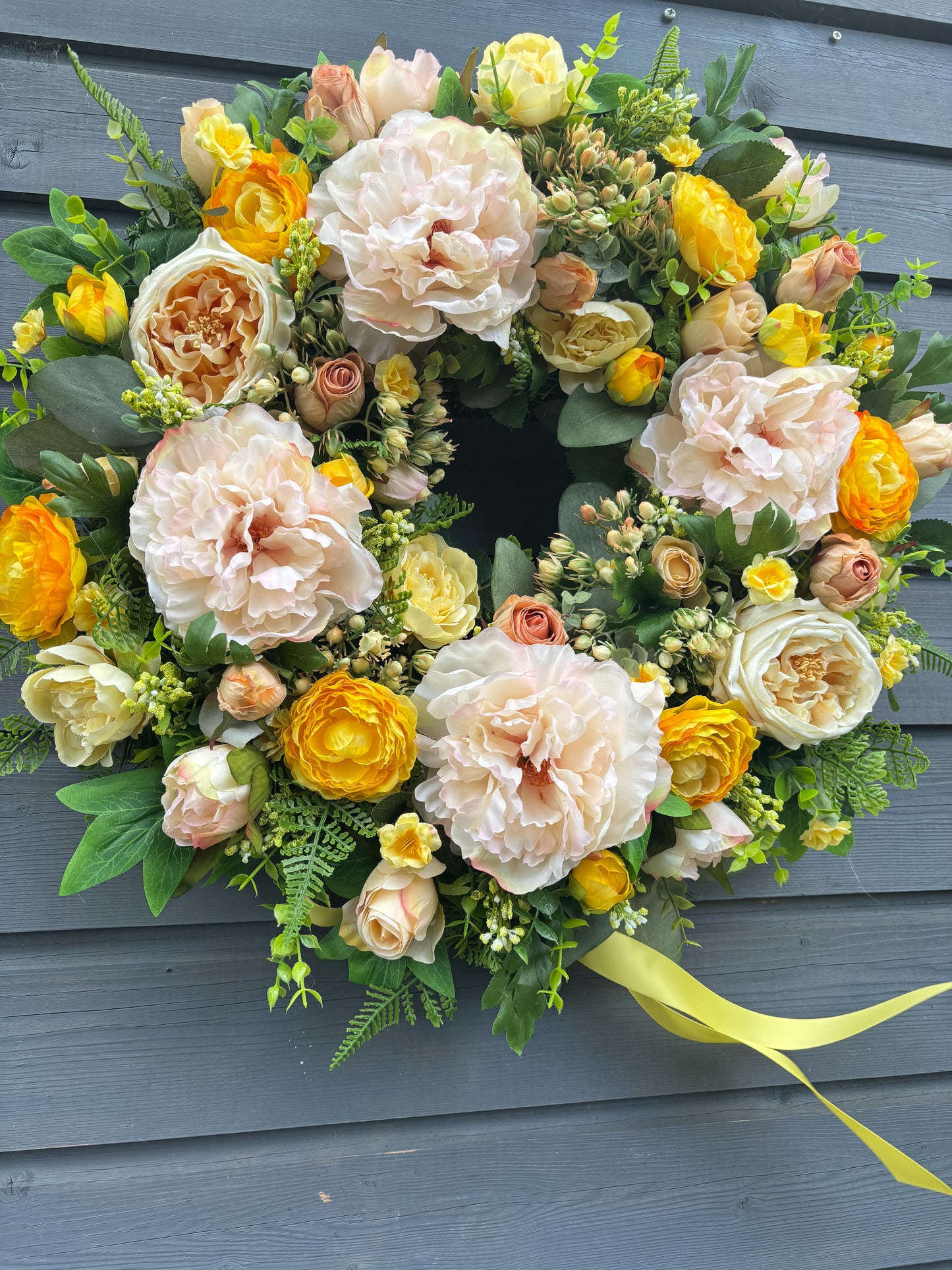 Yellow Summer Wreath
