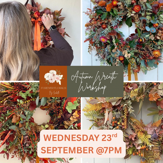 Autumn Wreath Workshop - WEDNESDAY 23rd Sep 7pm