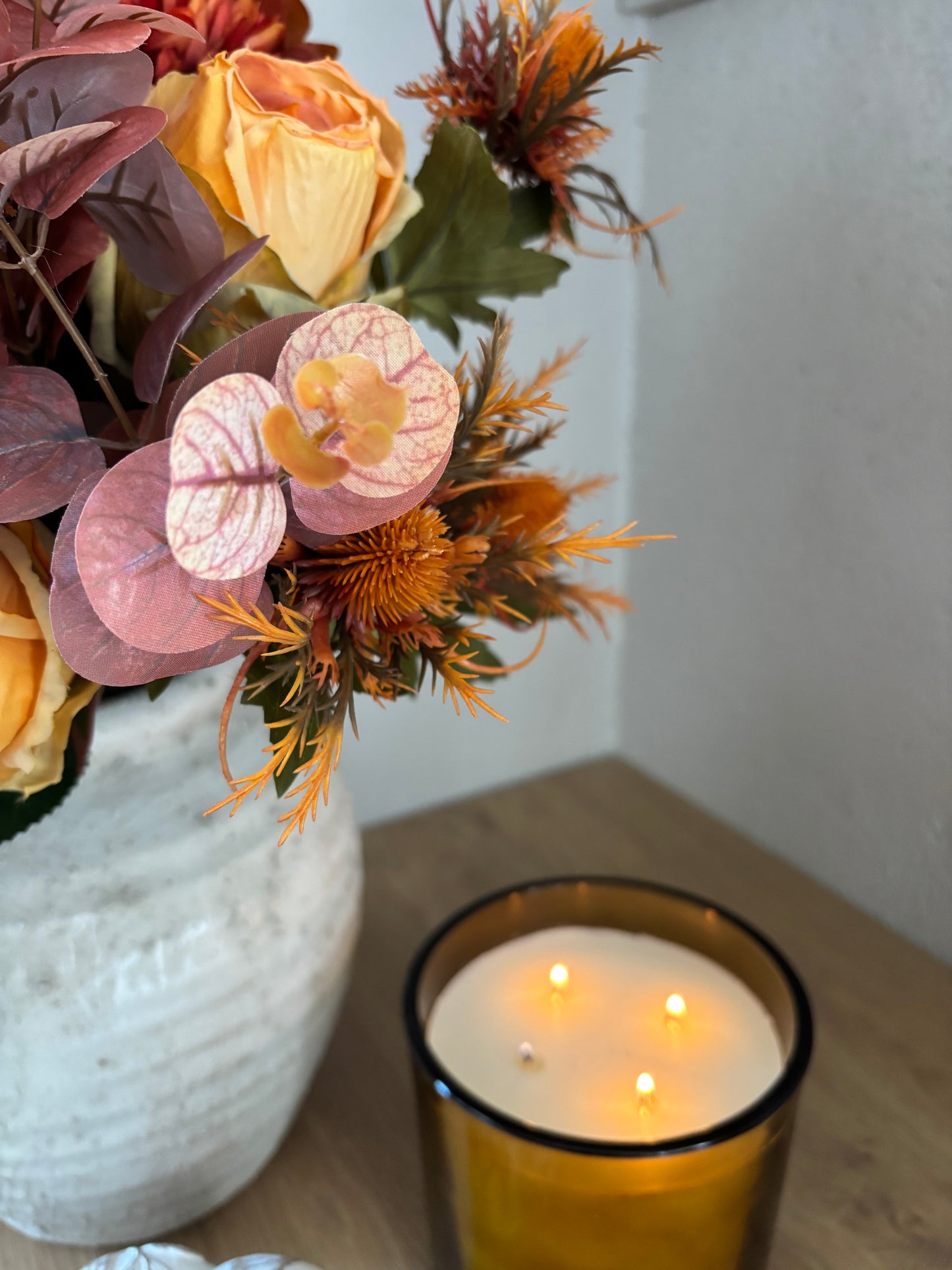Burnt Orange Faux Bouquet