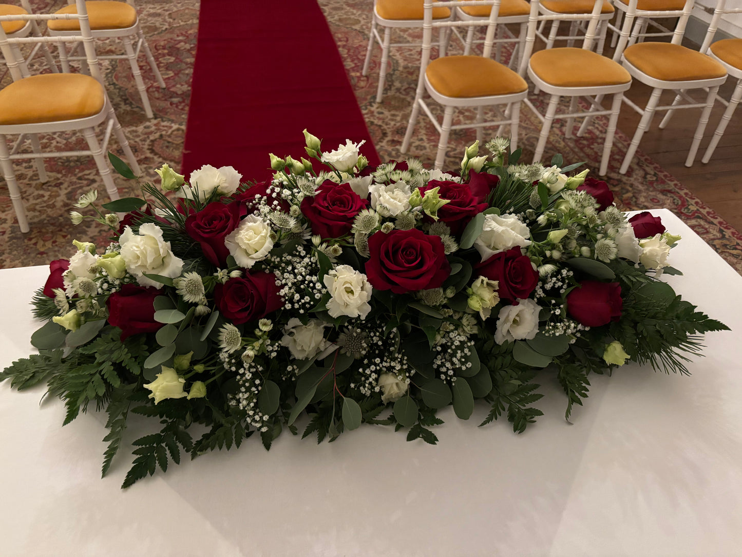 Christmas Wedding Flower Spray