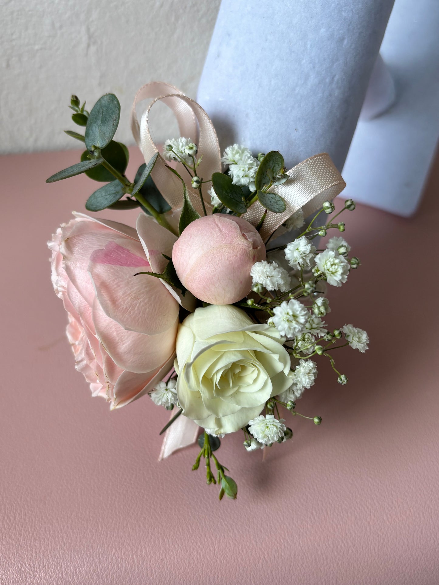 Fresh Flower Corsage Pink