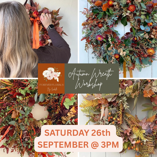Autumn Wreath Workshop - SAT 26th Sep 3pm