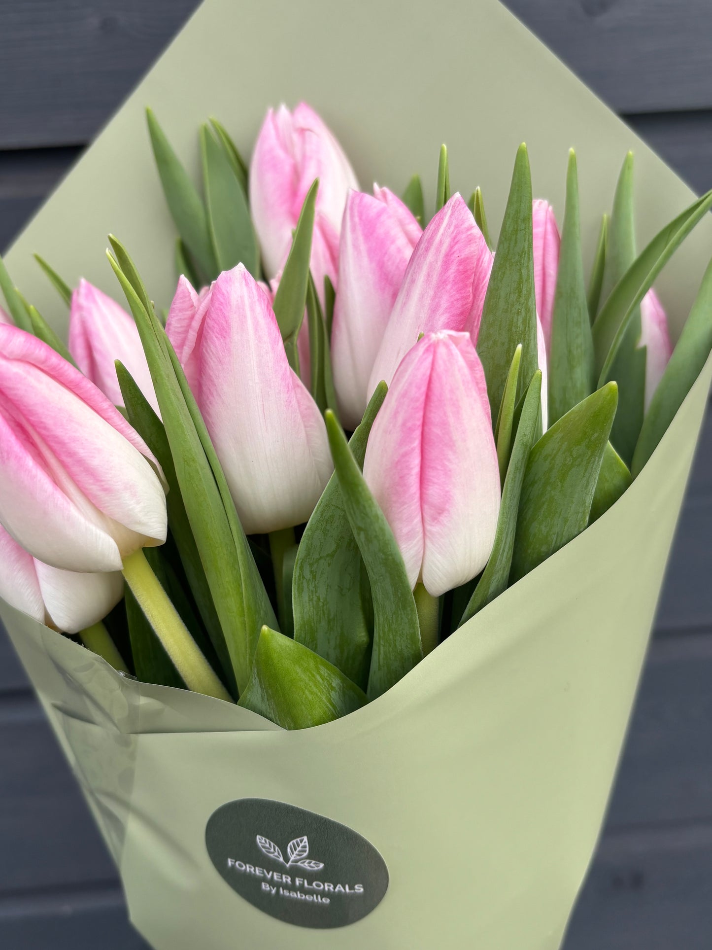 Pink Tulips Bunch