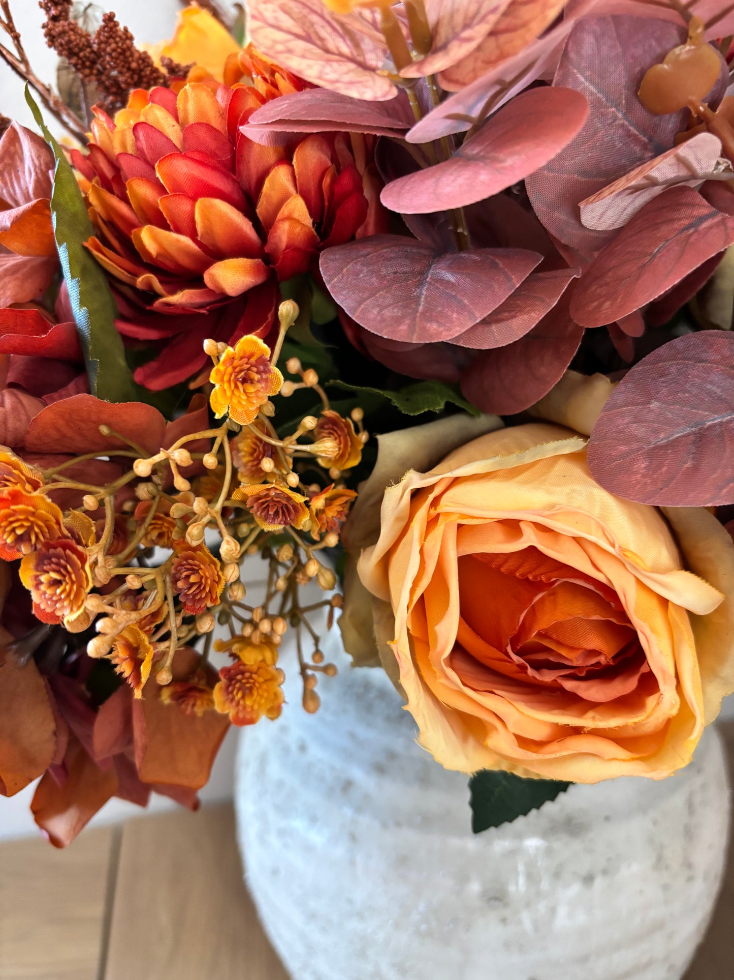 Burnt Orange Faux Bouquet