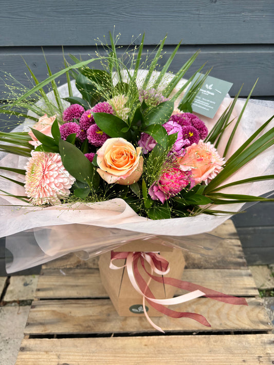 Coral & Cerise Bouquet