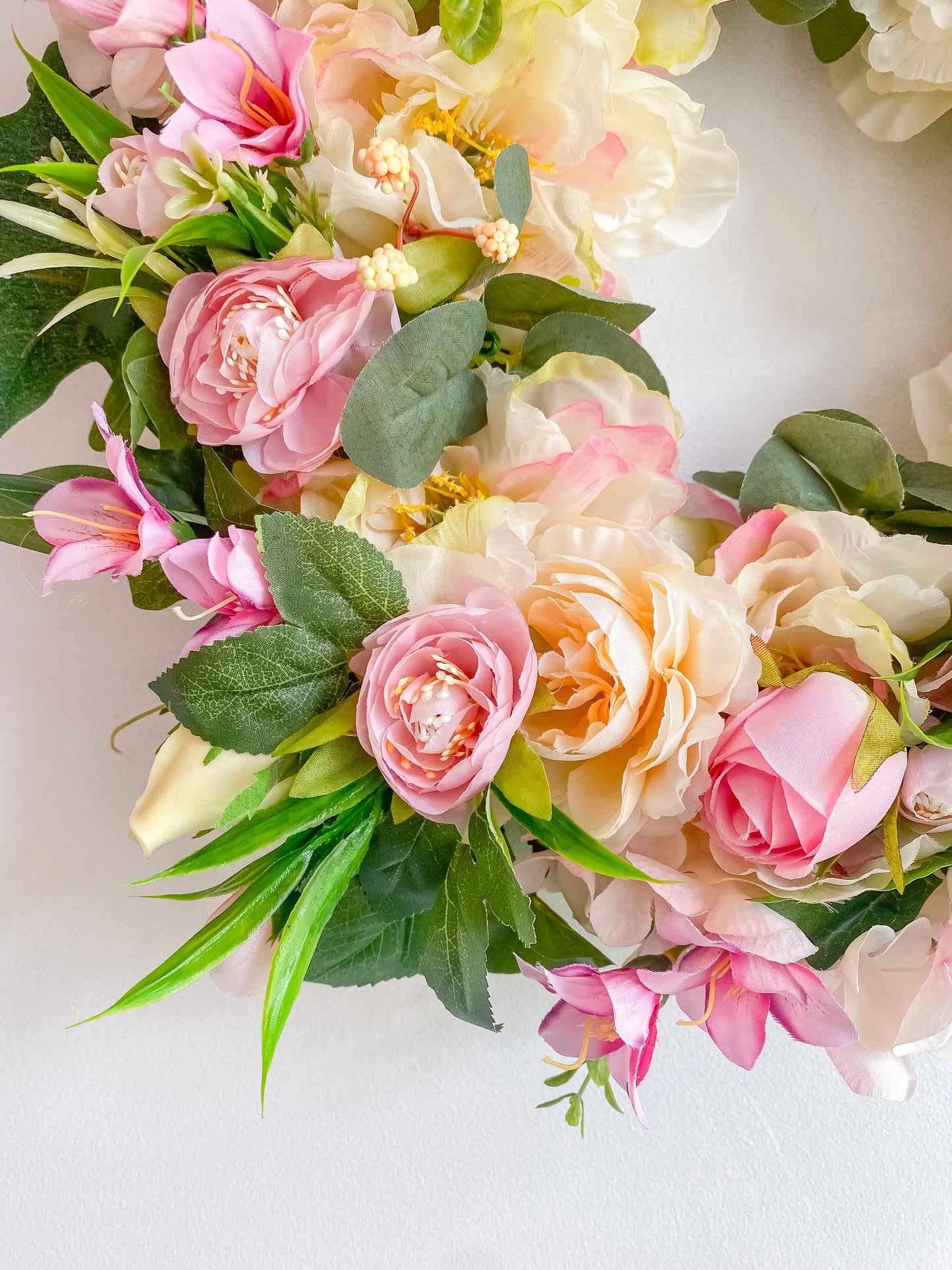 Pink & Cream Wreath