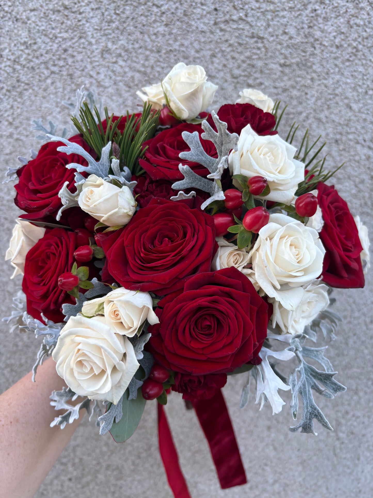 Christmas Wedding Bouquet