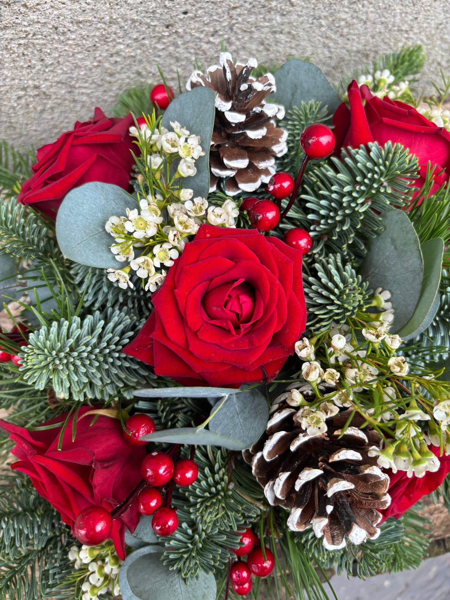 PRE-ORDER NOW - Red Roses Sympathy Posy