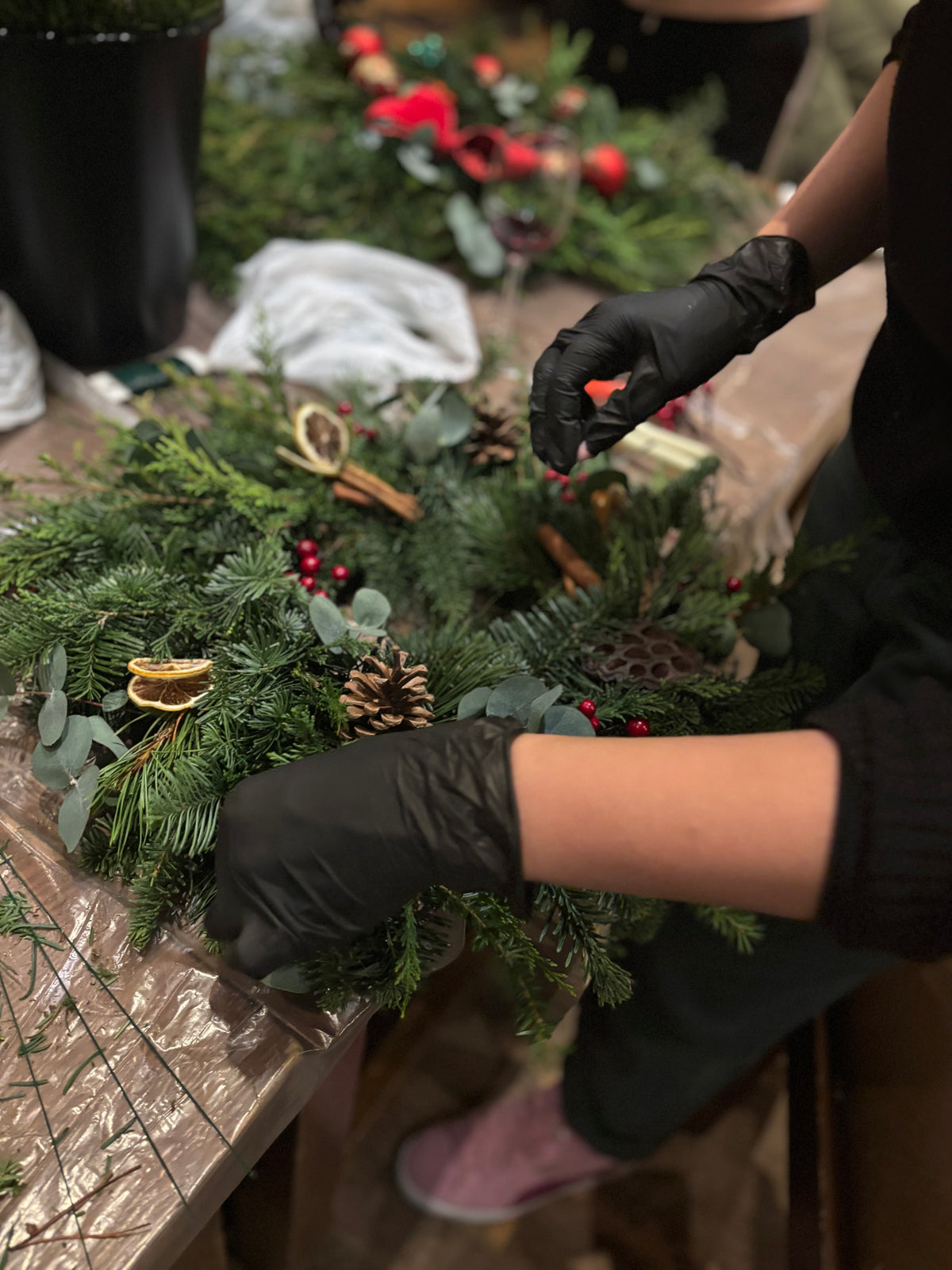 Fresh Christmas Wreath Workshop - Thurs 3rd December