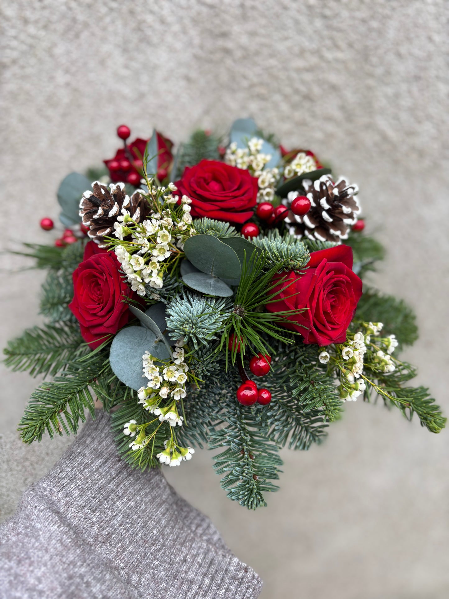 PRE-ORDER NOW - Red Roses Sympathy Posy