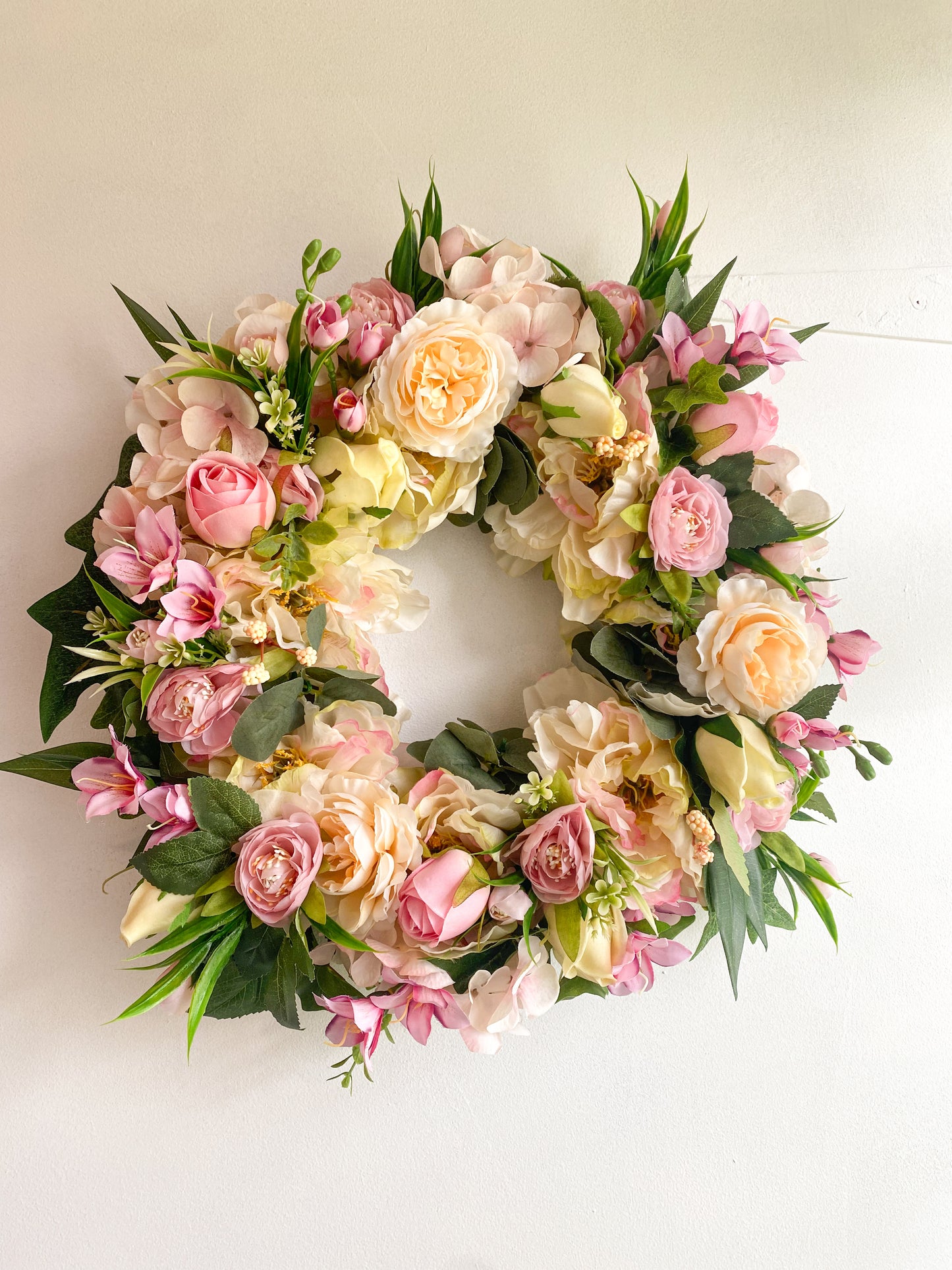 Pink & Cream Wreath