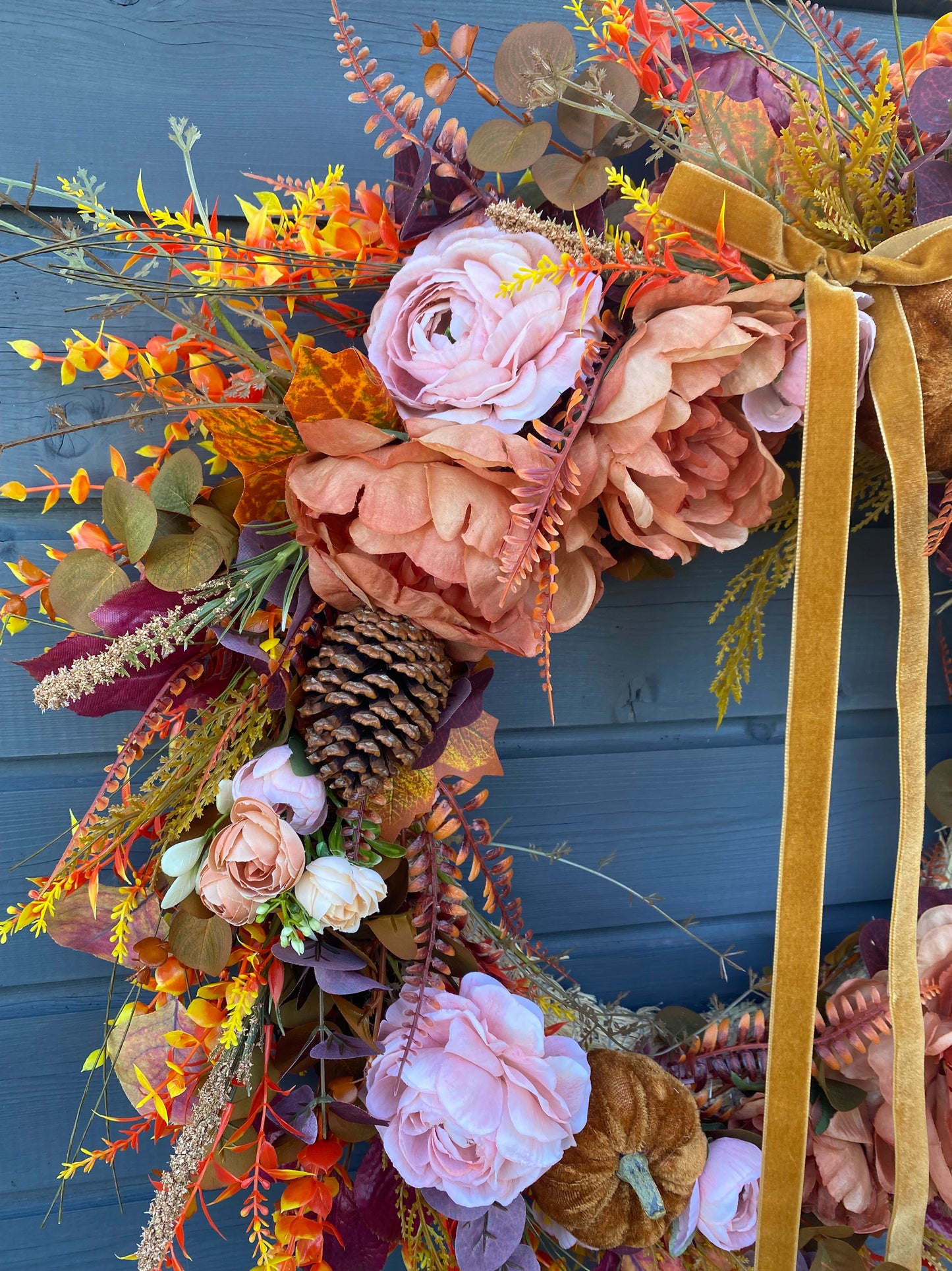 Lrg Autumn Blush Wreath