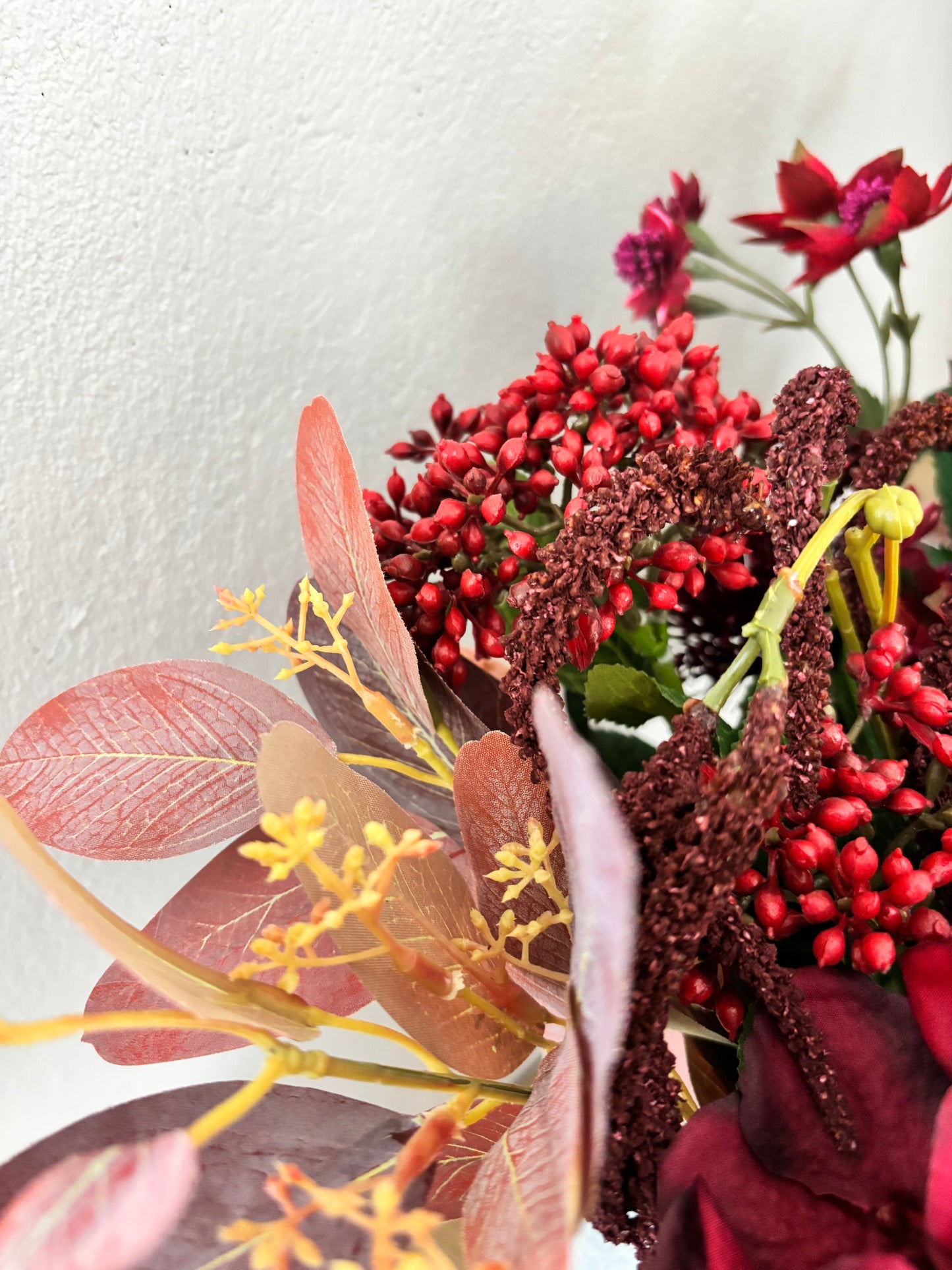 Burgundy Faux Bouquet