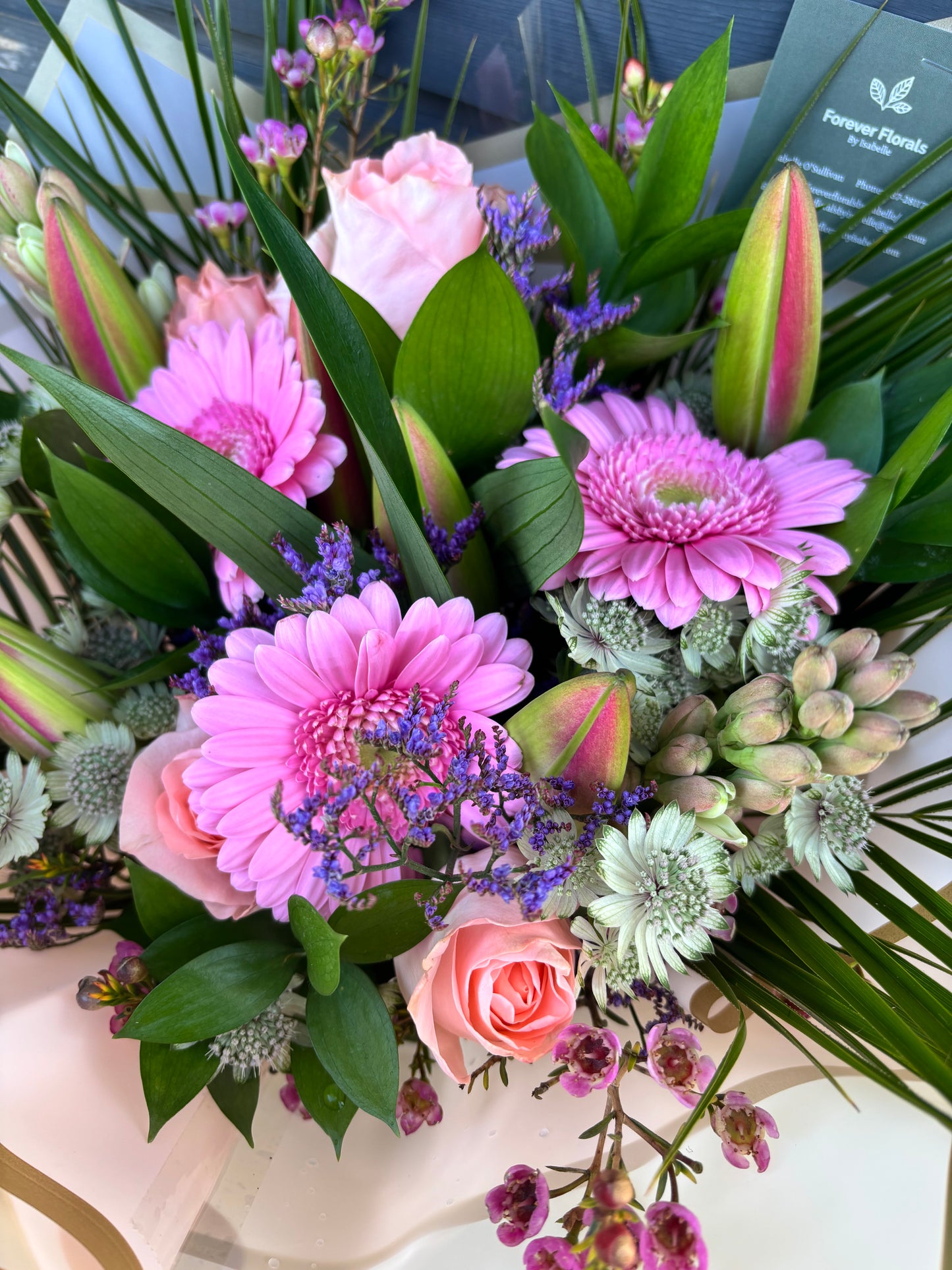 Pink Lillies Bouquet