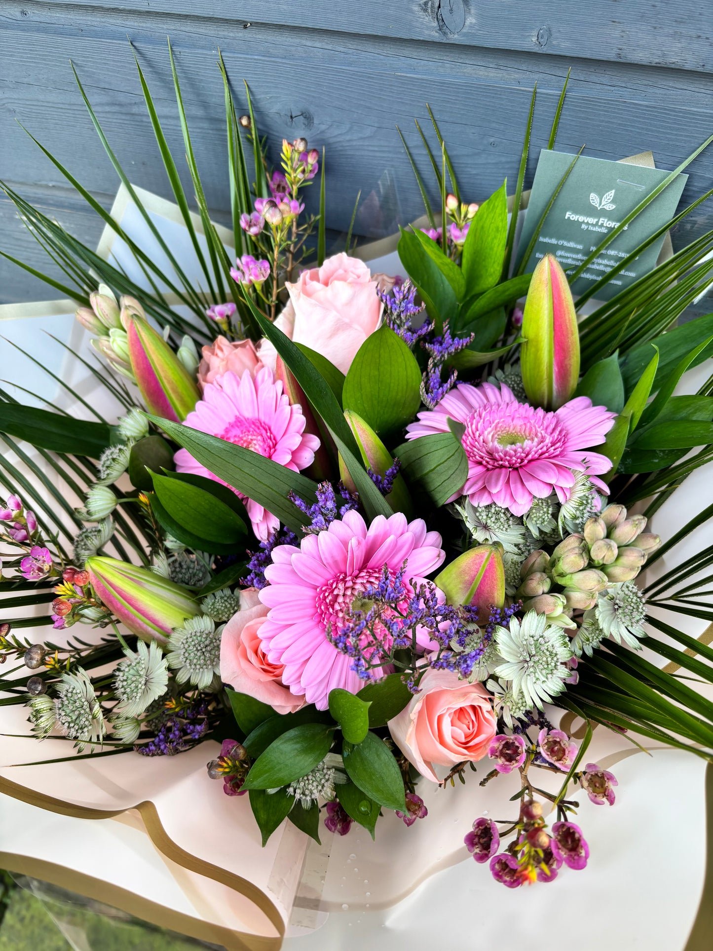 Pink Lillies Bouquet