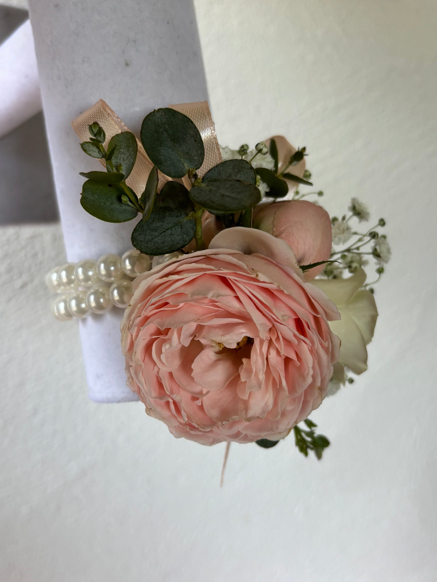 Fresh Flower Corsage Pink