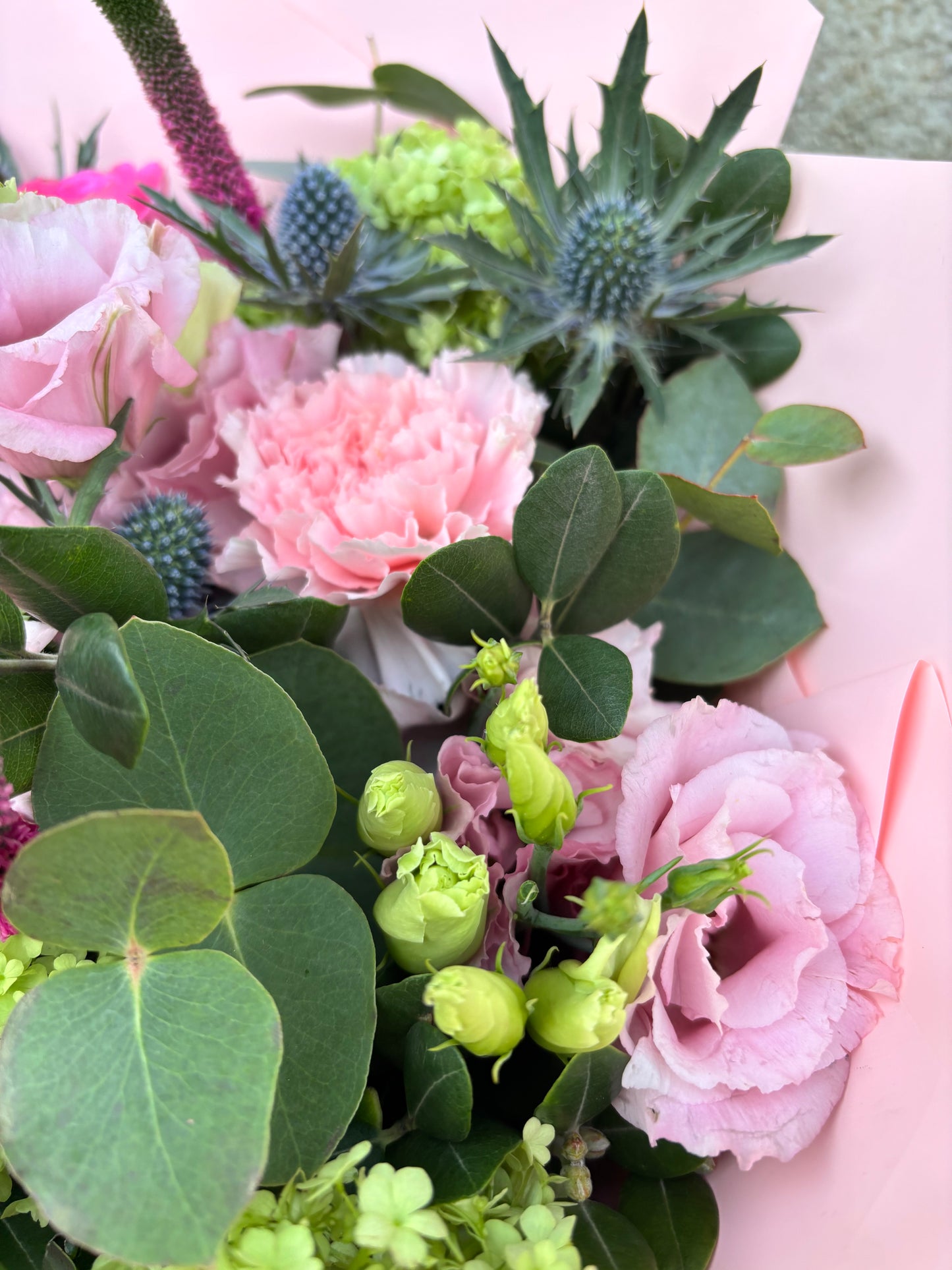 Pink & Green Vibernum