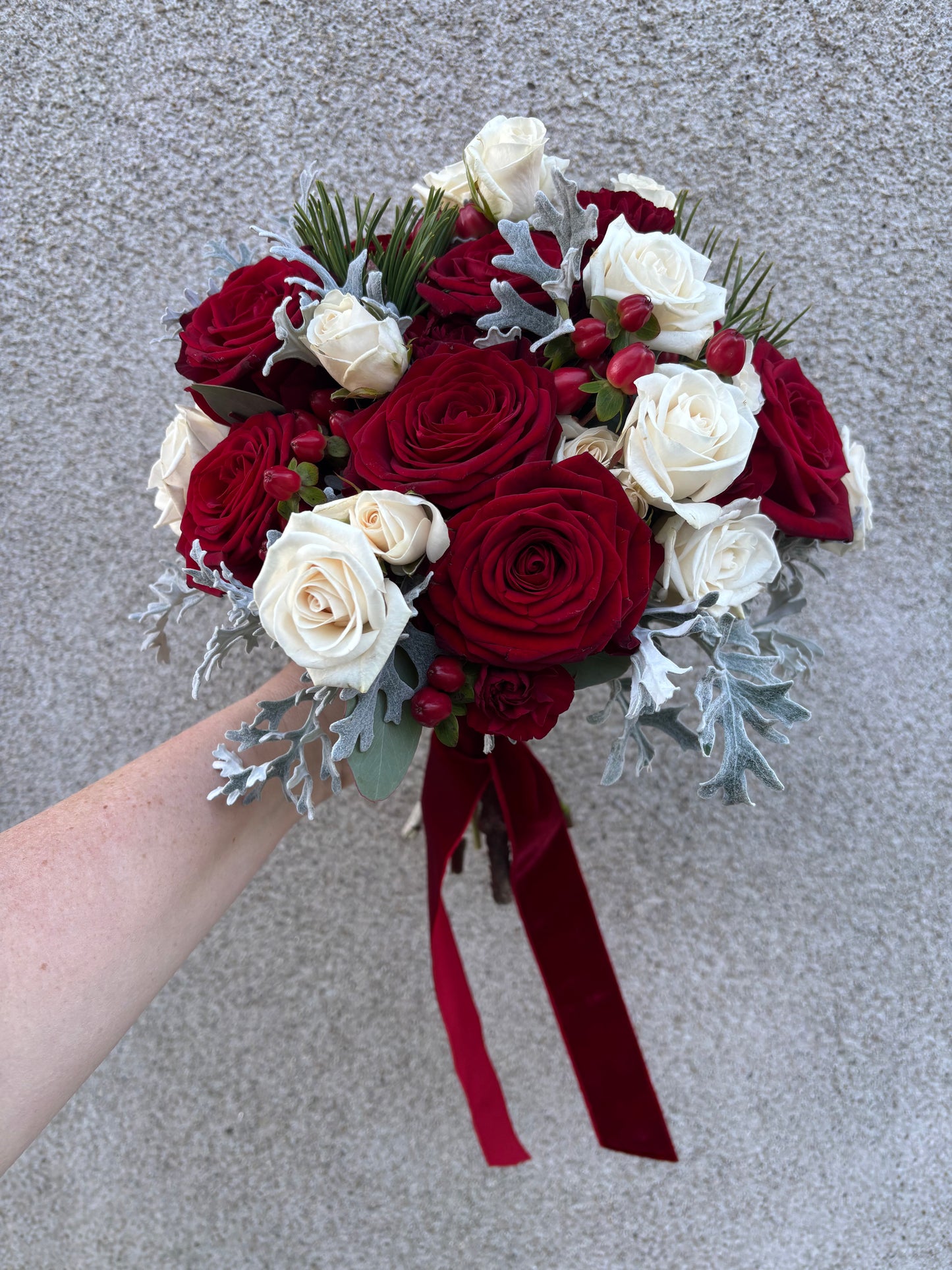 Christmas Wedding Bouquet
