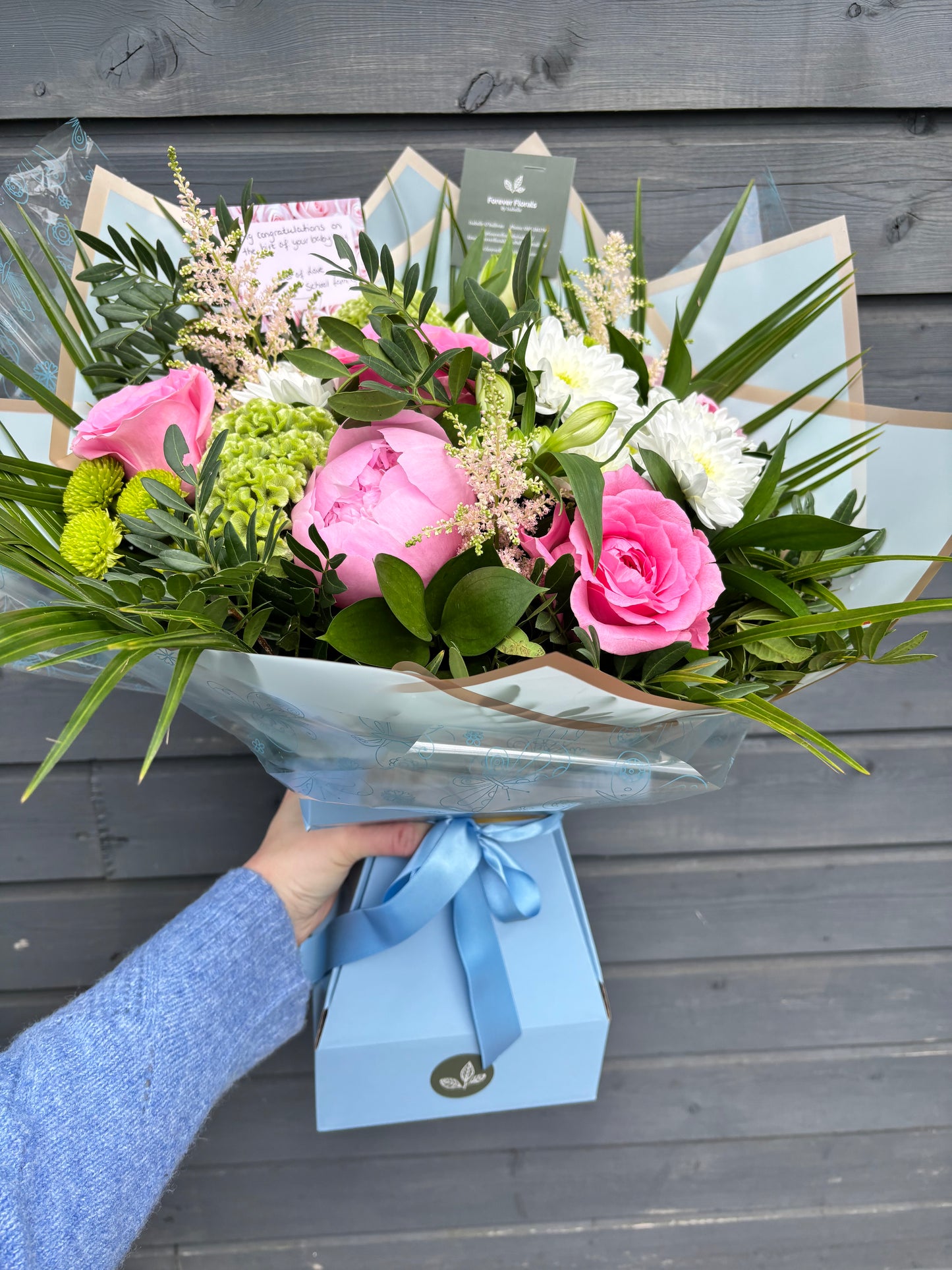 Pink & Green Bouquet