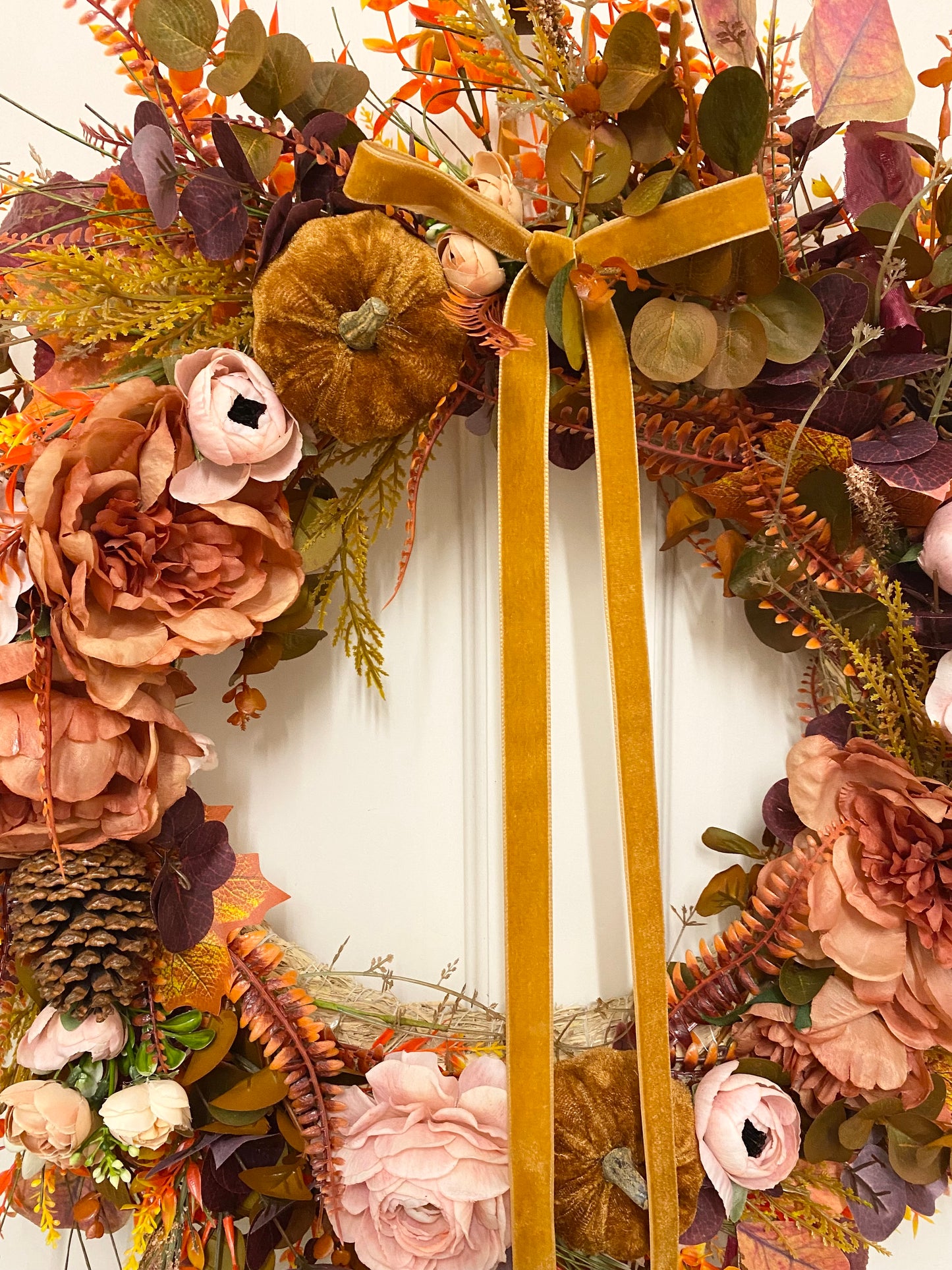 Lrg Autumn Blush Wreath