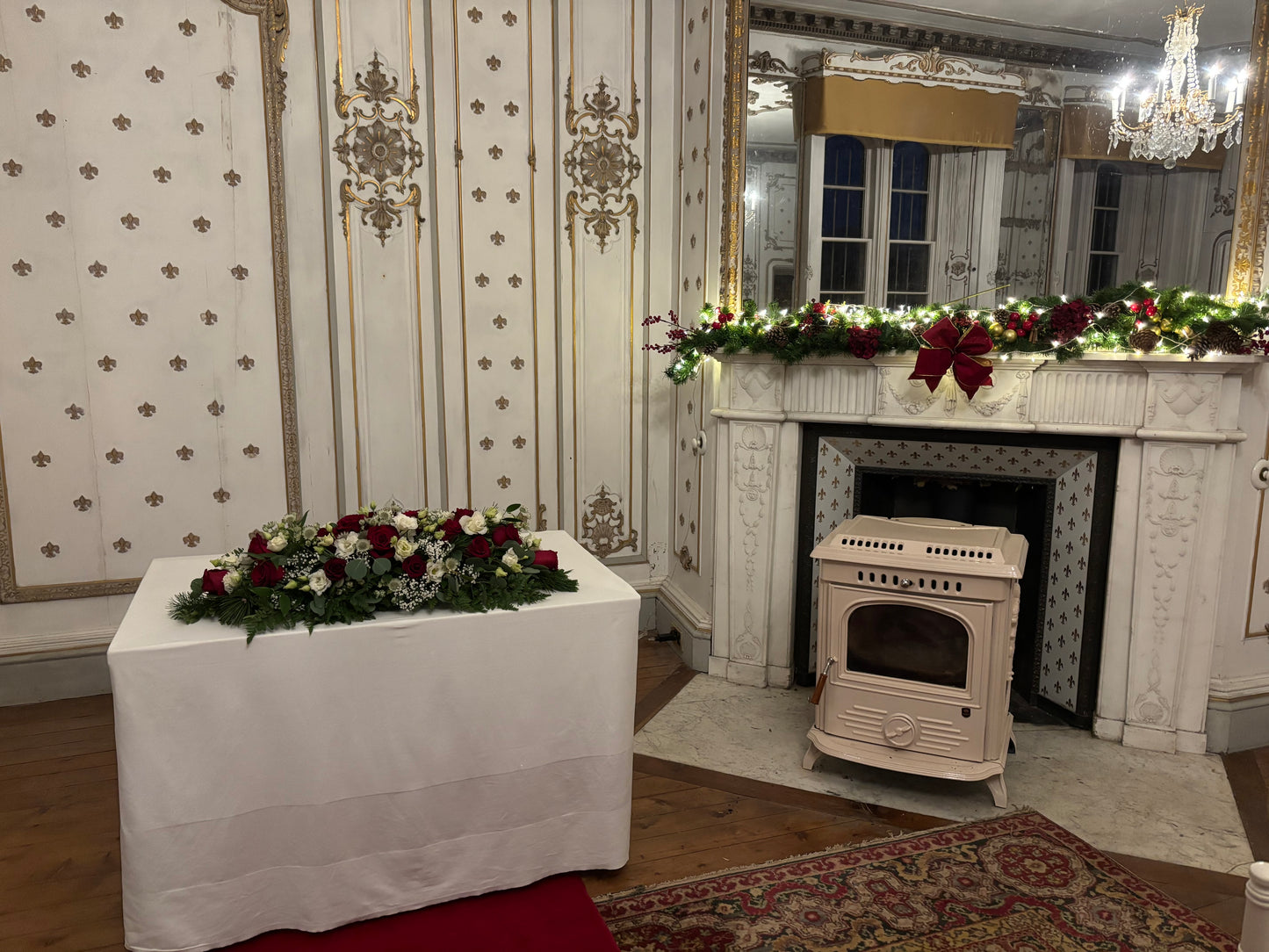 Christmas Wedding Flower Spray