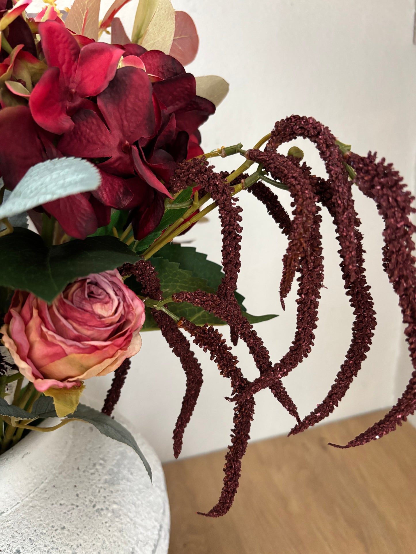 Burgundy Faux Bouquet
