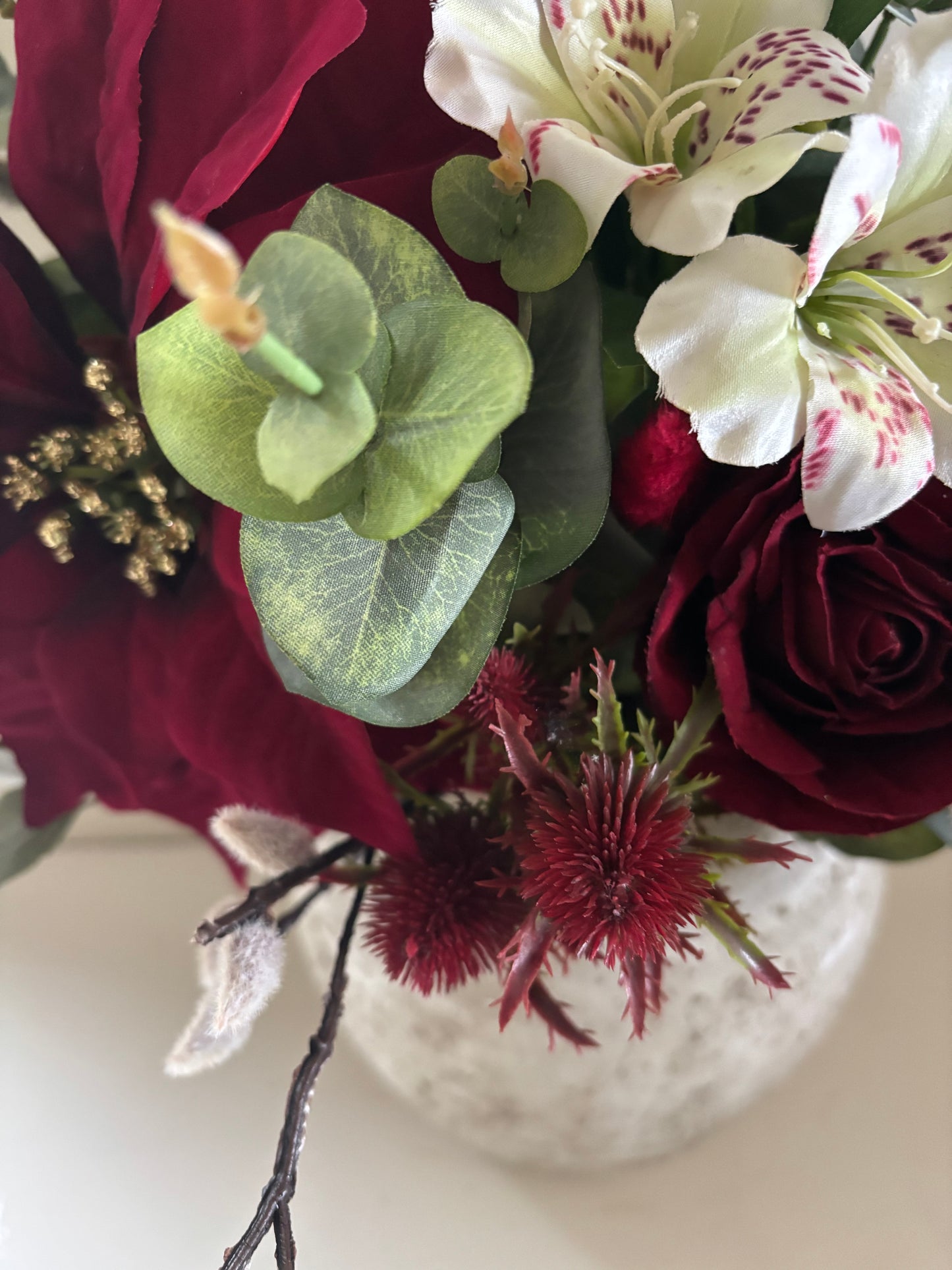 Christmas Poinsettia Bouquet