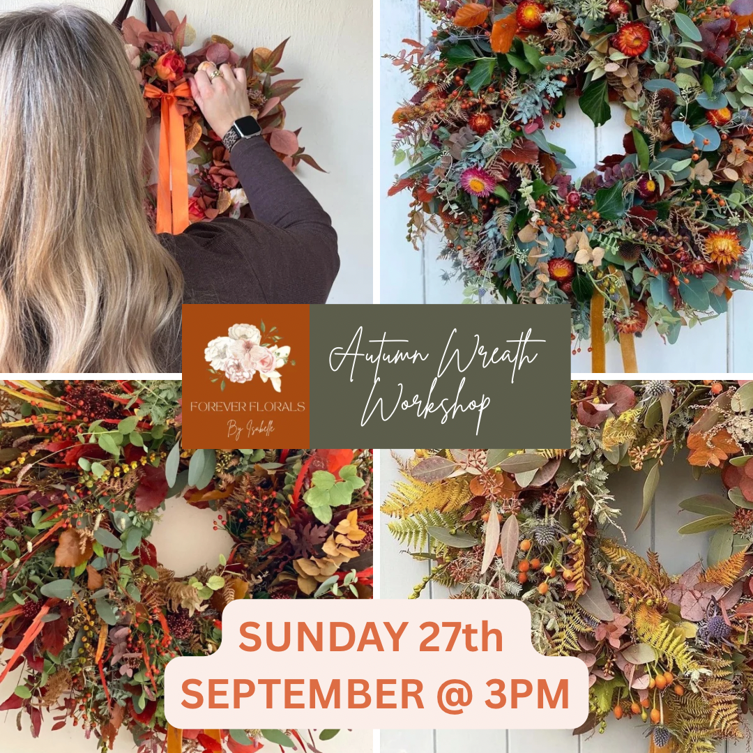 Autumn Wreath Workshop - SUN 27th Sep 3pm