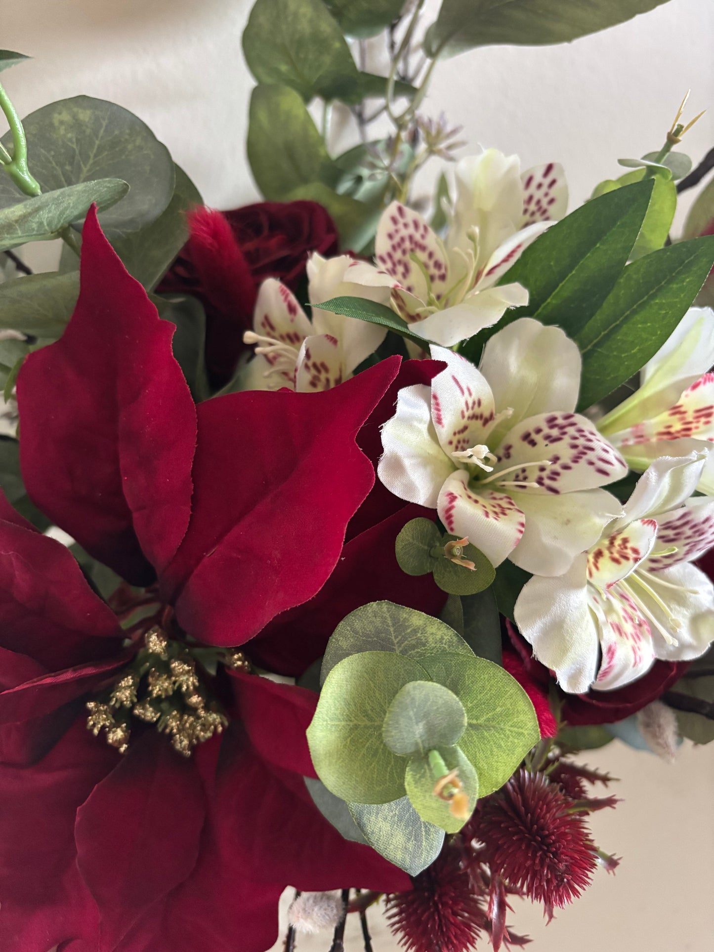 Christmas Poinsettia Bouquet
