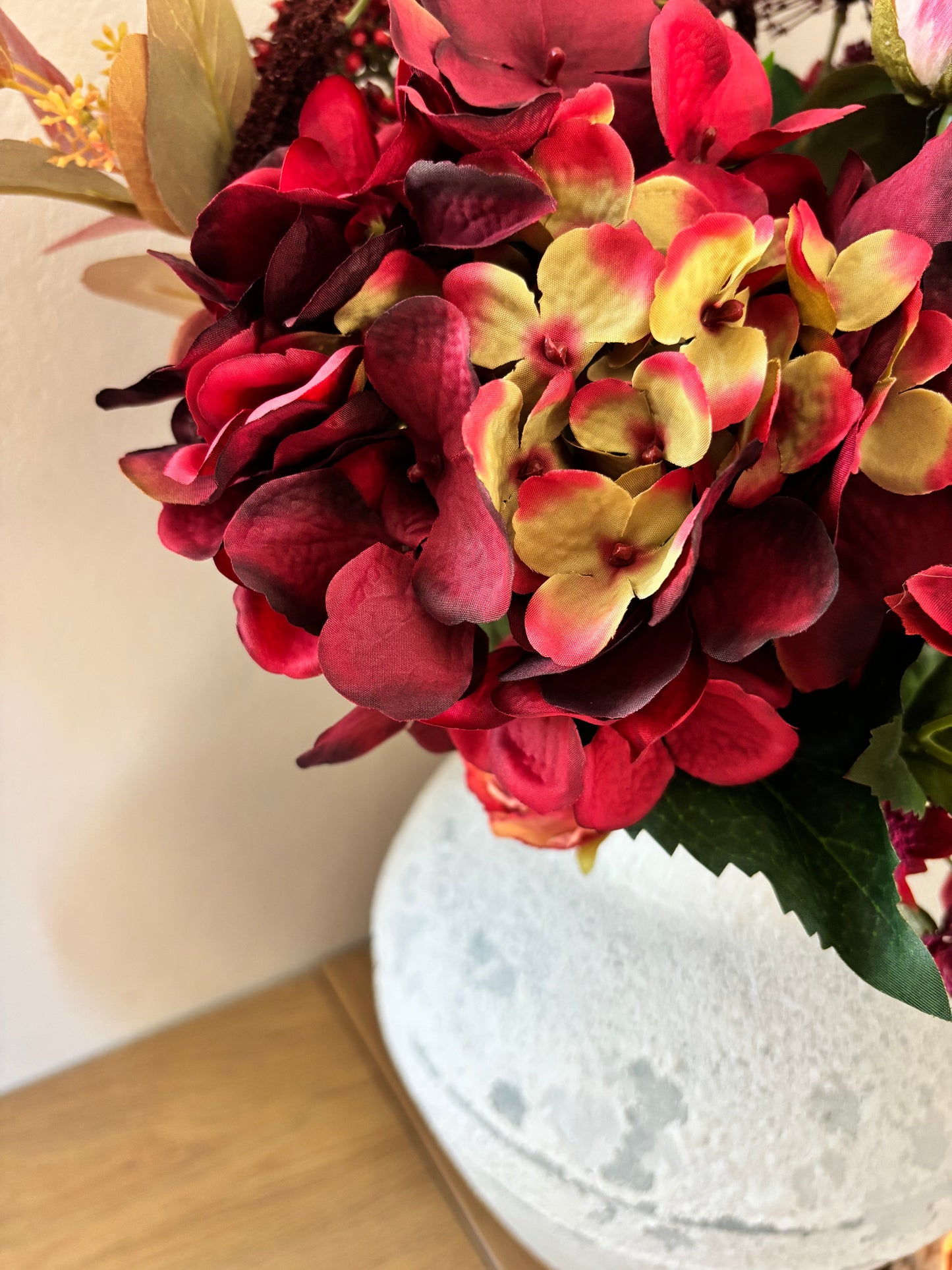 Burgundy Faux Bouquet