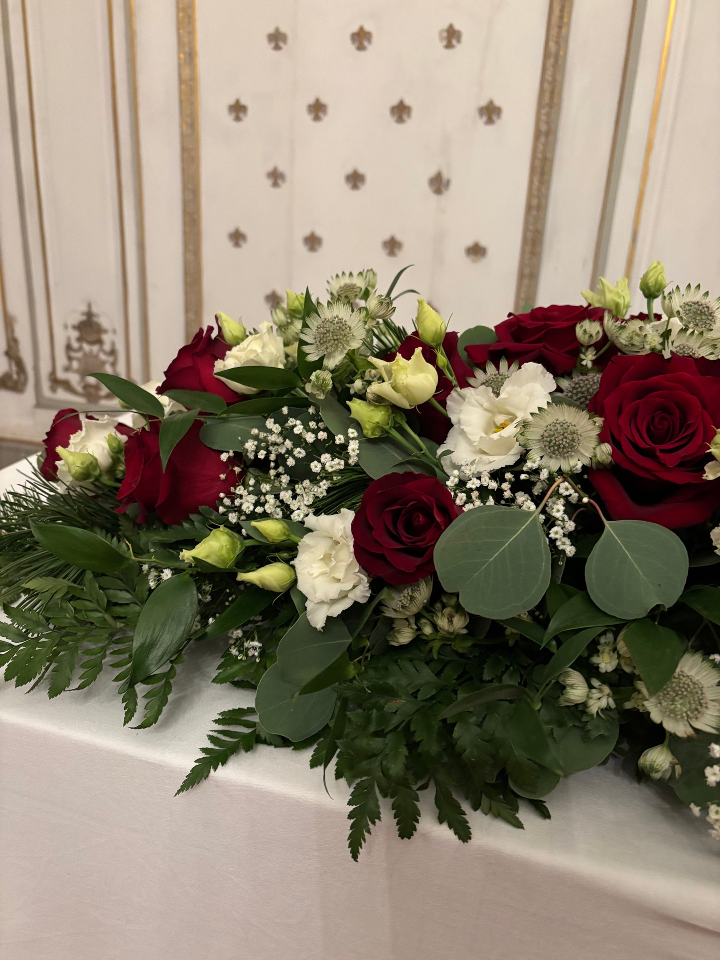 Christmas Wedding Flower Spray