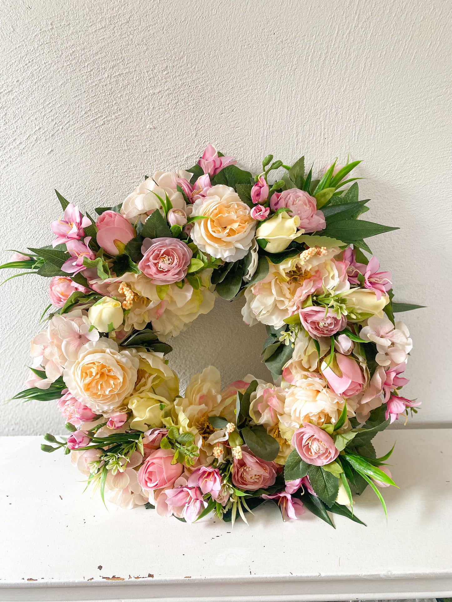 Pink & Cream Wreath