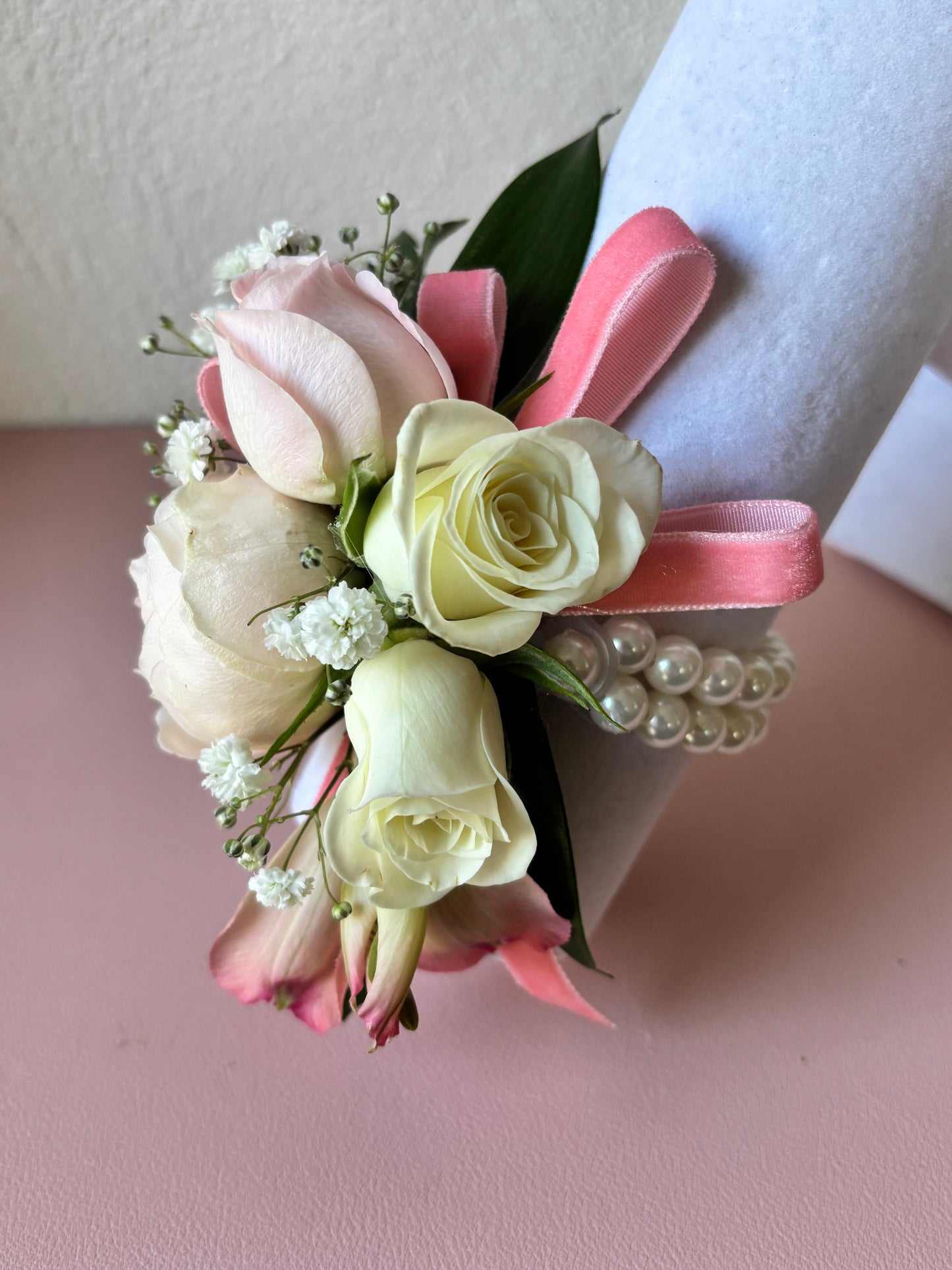 Fresh Flower Corsage Pink