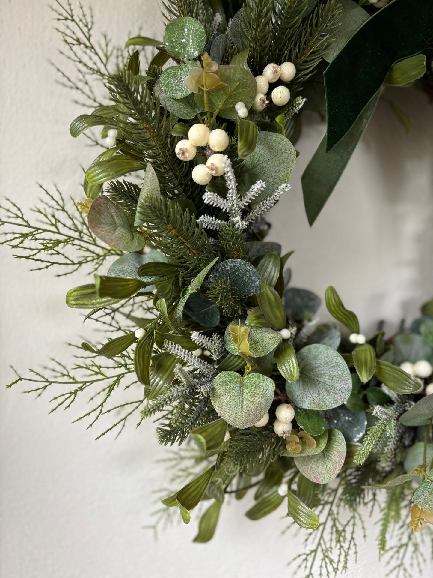 Mistletoe Christmas Wreath