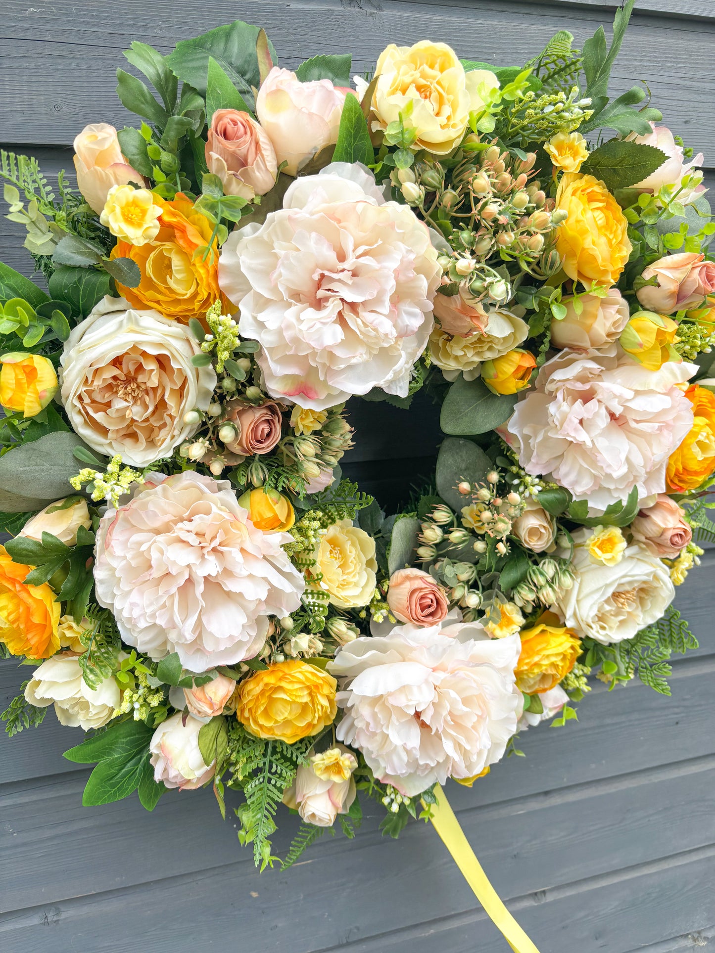 Yellow Summer Wreath