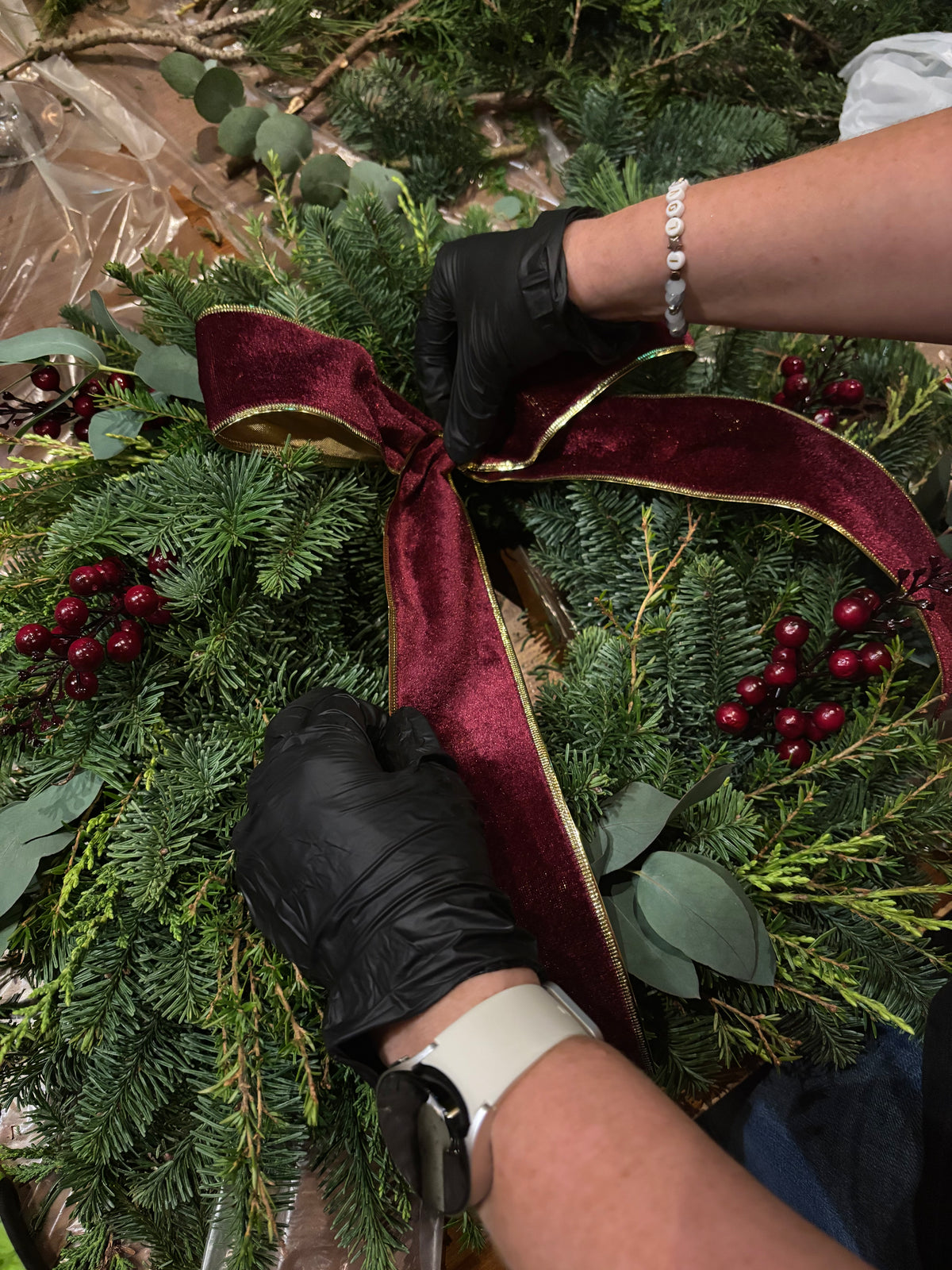 Fresh Christmas Wreath Workshop - Thurs 3rd December