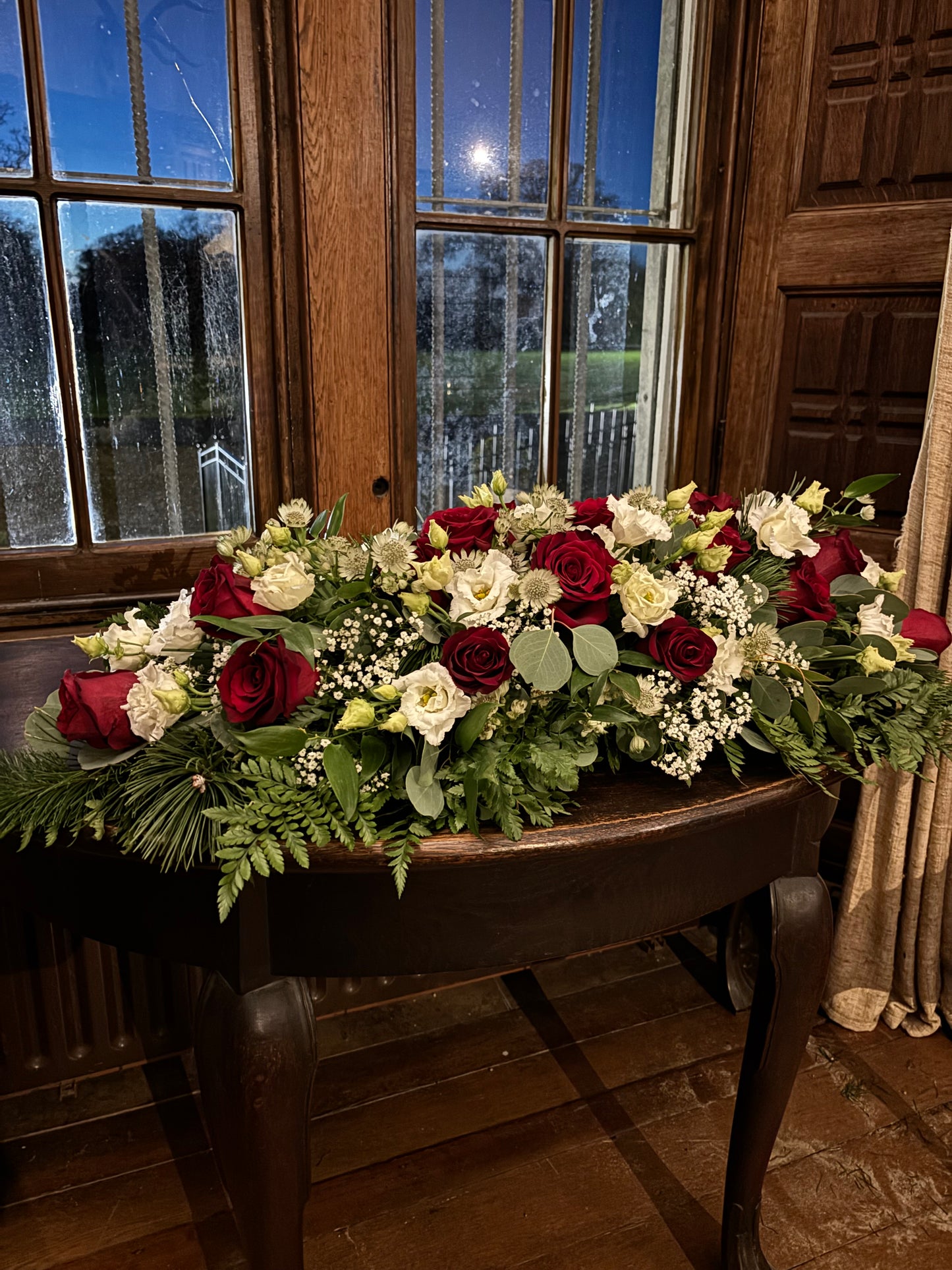 Christmas Wedding Flower Spray