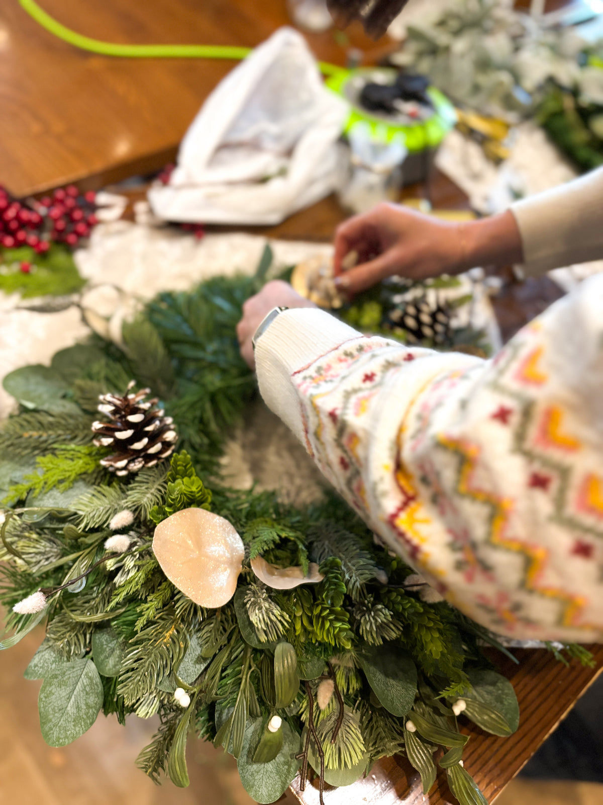 Artificial Christmas Wreath Workshop - SATURDAY 28th November