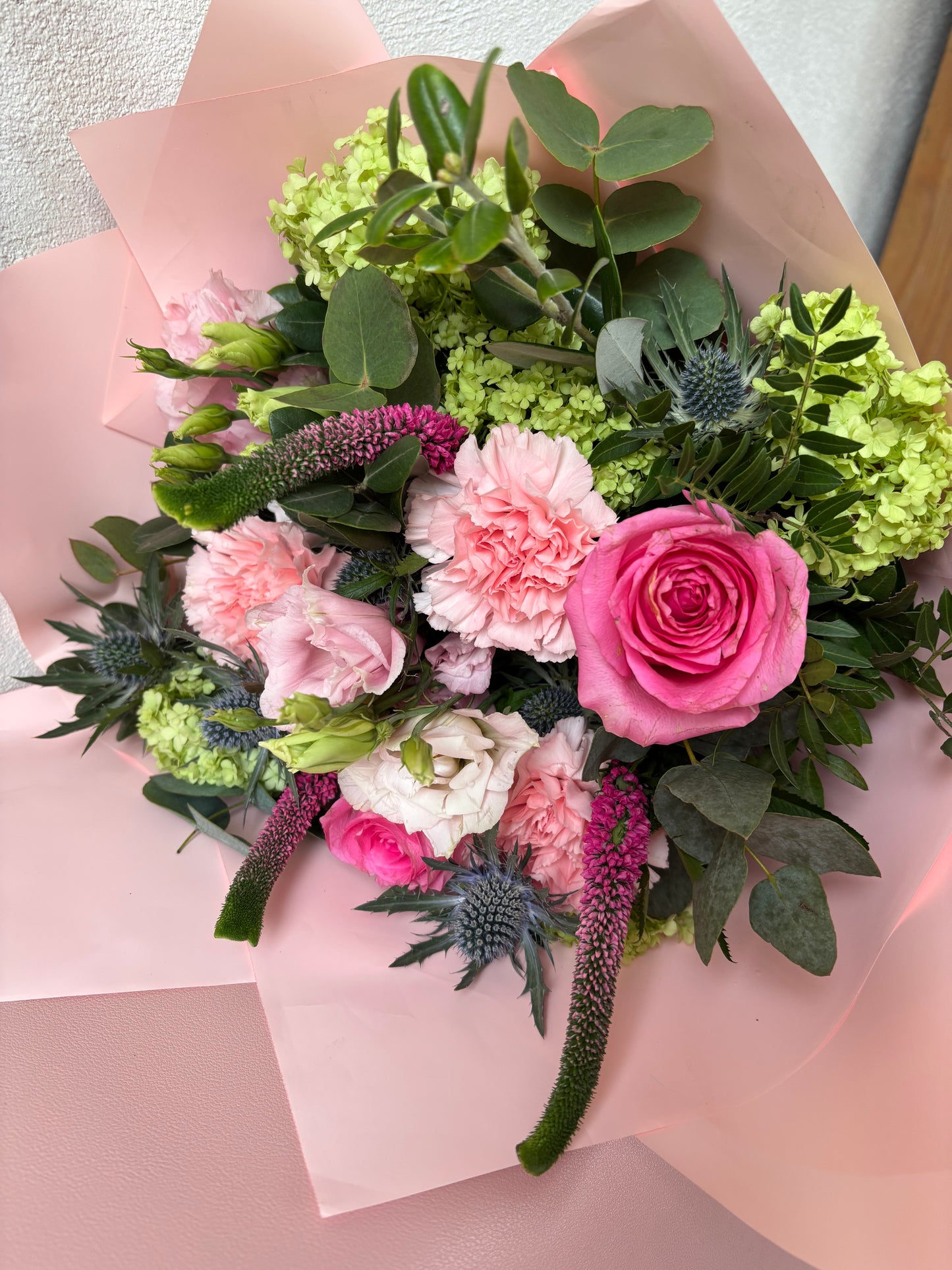 Pink & Green Vibernum