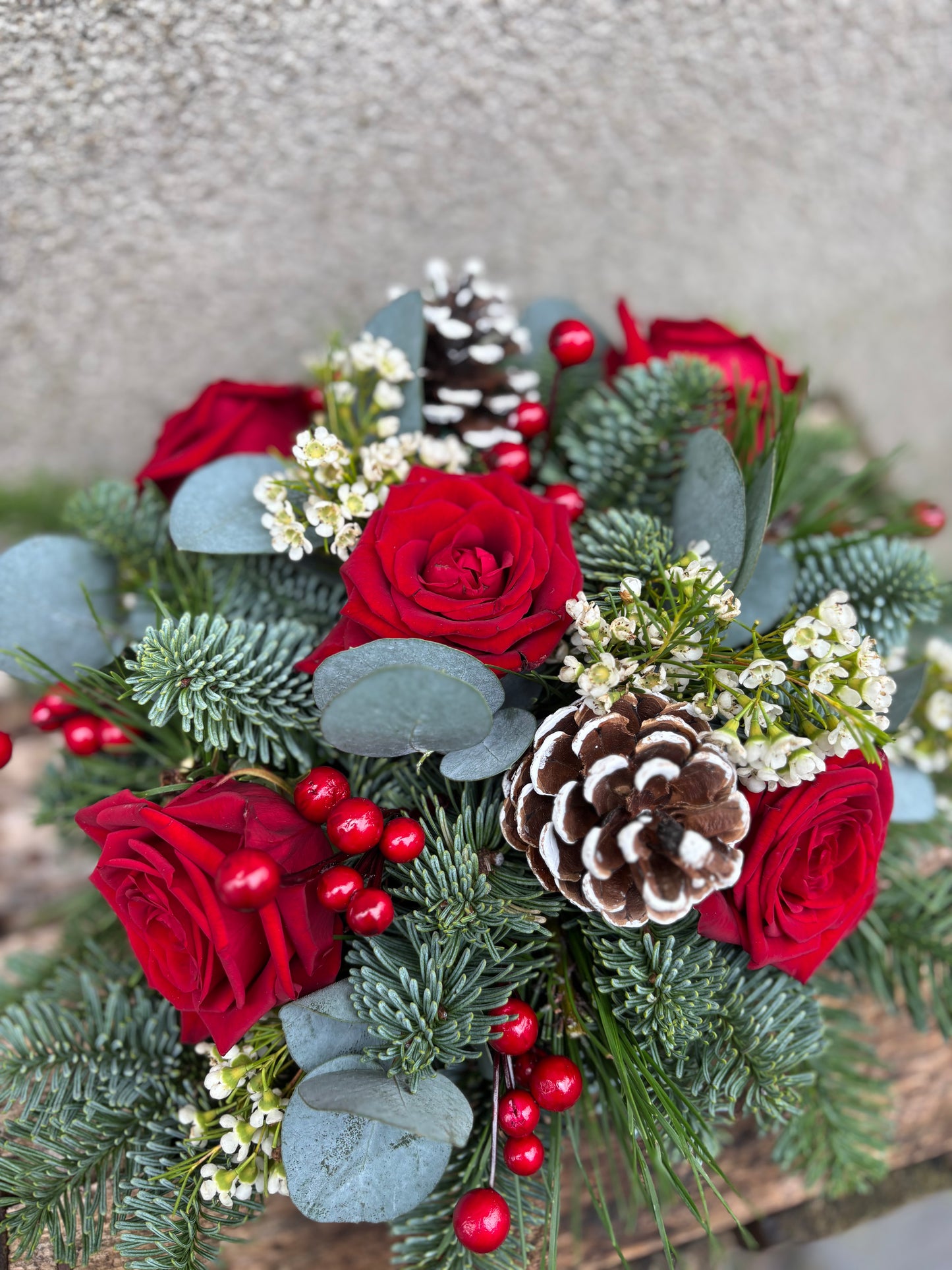 PRE-ORDER NOW - Red Roses Sympathy Posy