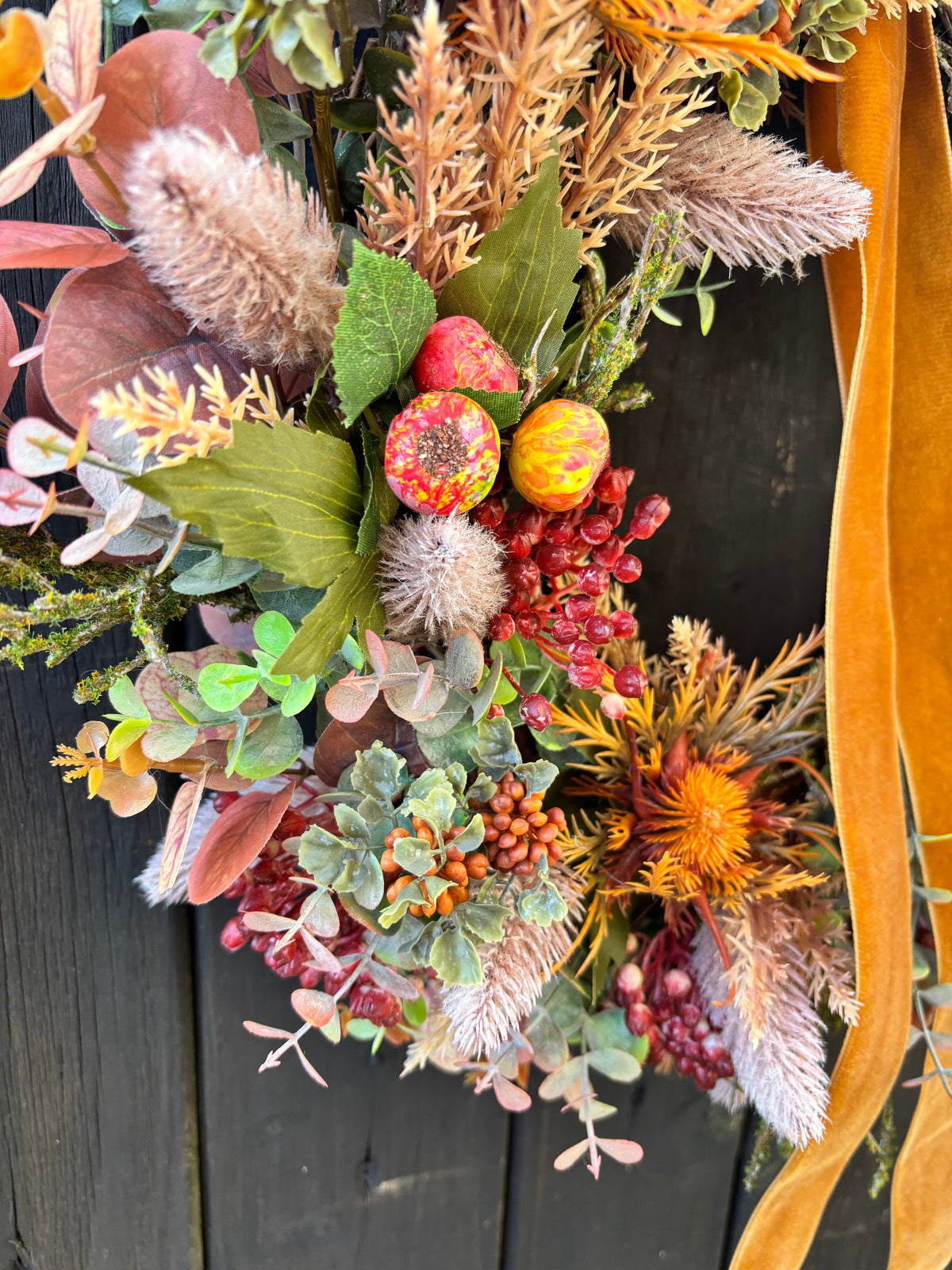 Autumn Wild Berries Wreath
